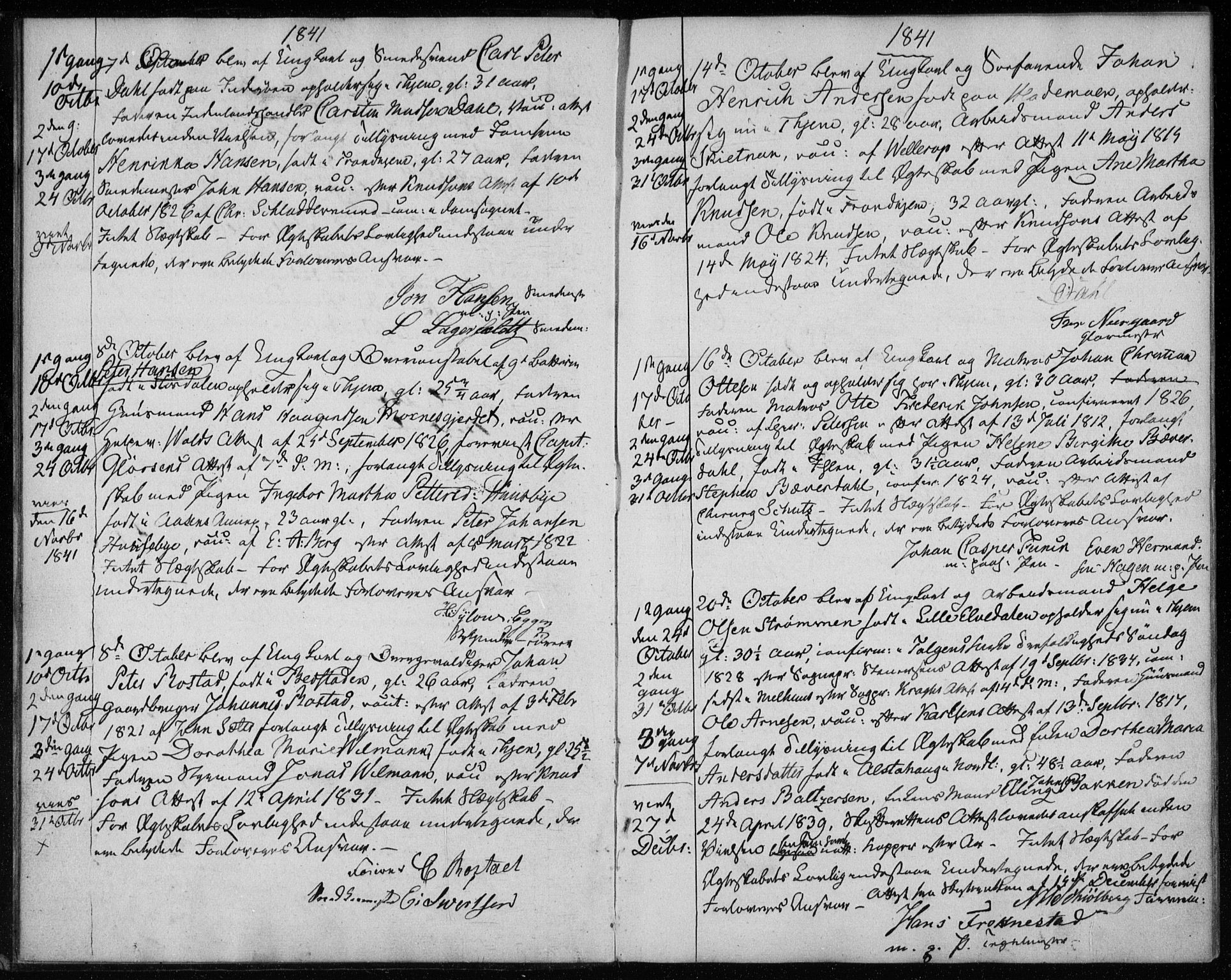 Ministerialprotokoller, klokkerbøker og fødselsregistre - Sør-Trøndelag, AV/SAT-A-1456/601/L0050: Ministerialbok nr. 601A18, 1841-1852