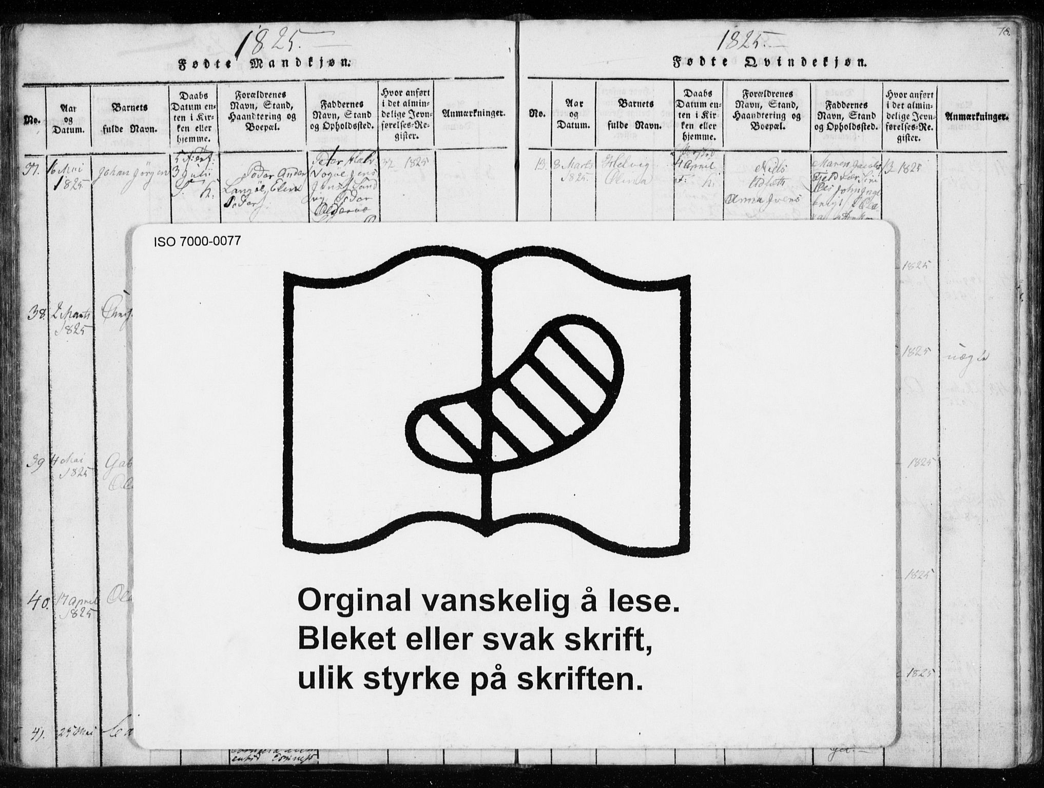 Ministerialprotokoller, klokkerbøker og fødselsregistre - Sør-Trøndelag, AV/SAT-A-1456/634/L0527: Ministerialbok nr. 634A03, 1818-1826, s. 78