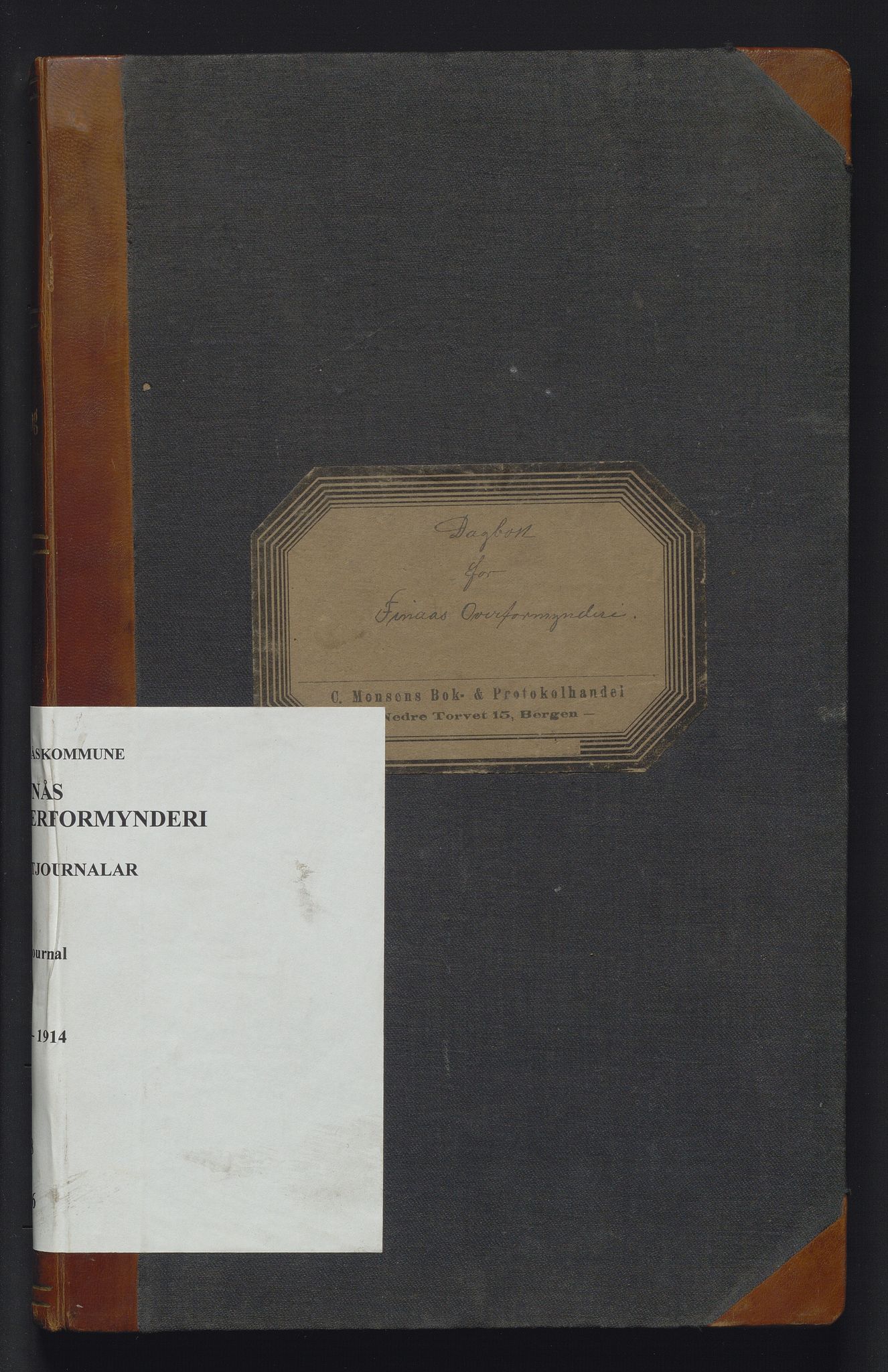 Finnaas kommune. Overformynderiet, IKAH/1218a-812/C/Ca/Caa/L0006: Postjournal for Finnås overformynderi, 1911-1914