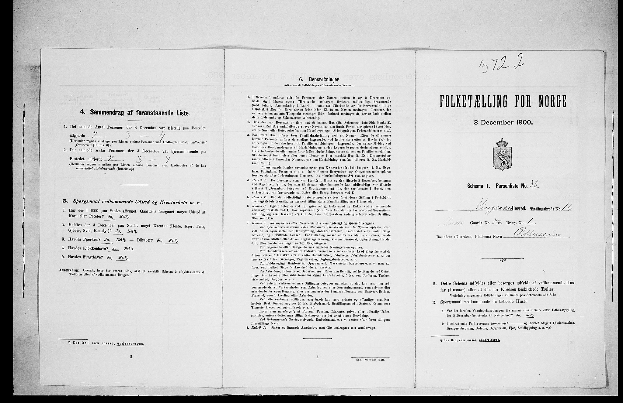SAH, Folketelling 1900 for 0412 Ringsaker herred, 1900, s. 3014