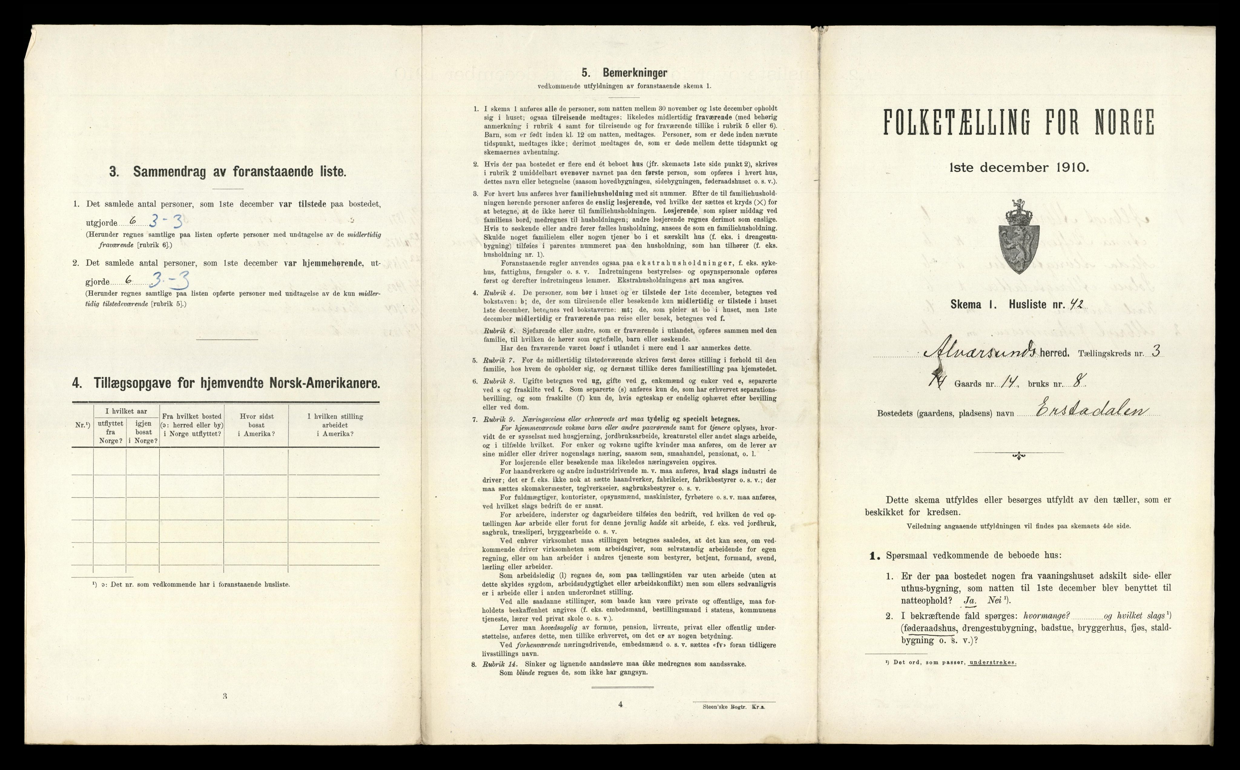 RA, Folketelling 1910 for 1257 Alversund herred, 1910, s. 258