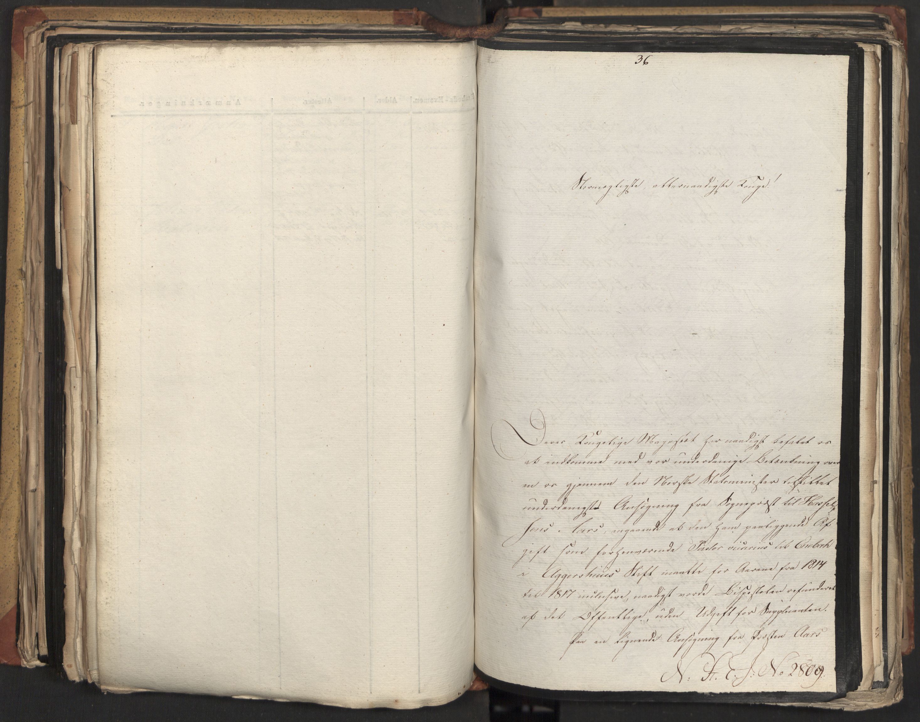 Statsrådsavdelingen i Stockholm, AV/RA-S-1003/D/Da/L0013: Regjeringsinnstillinger nr. 2761-2889, 1818, s. 263