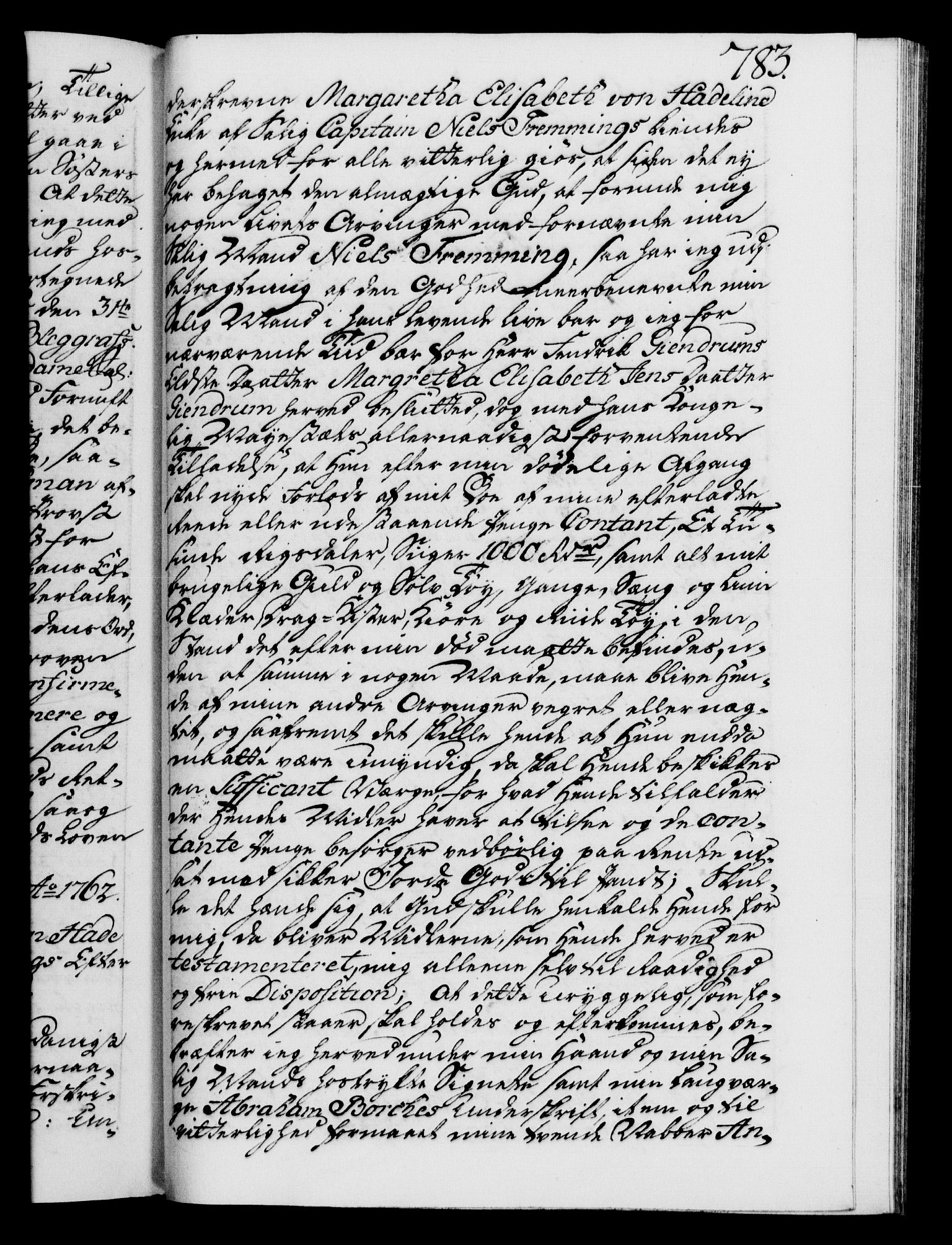 Danske Kanselli 1572-1799, AV/RA-EA-3023/F/Fc/Fca/Fcaa/L0041: Norske registre, 1760-1762, s. 783a