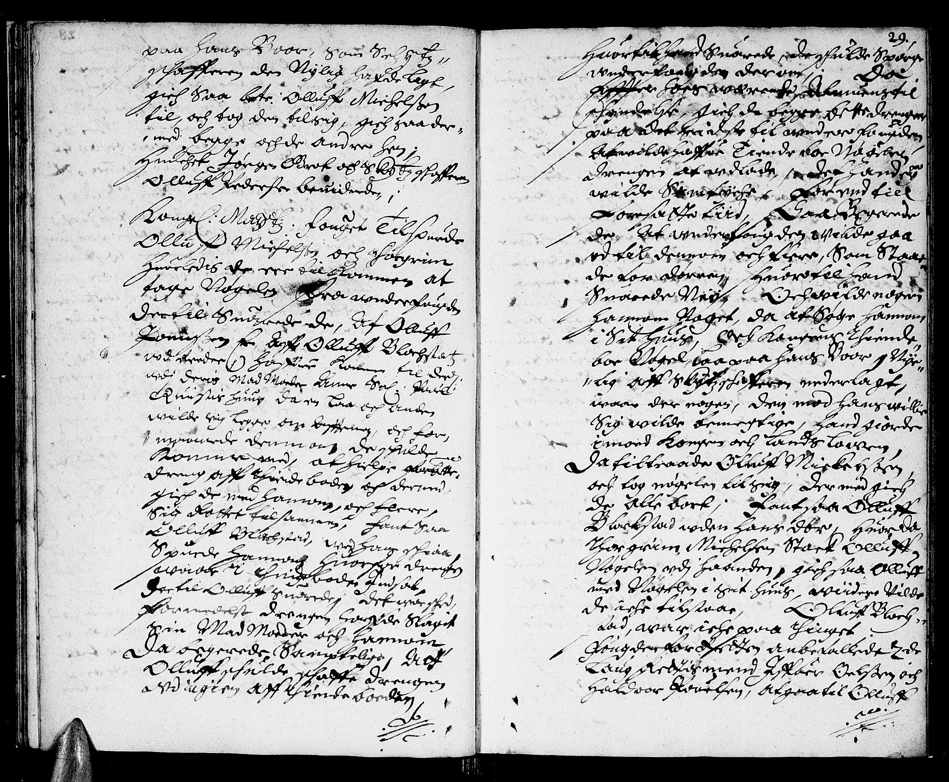 Finnmark sorenskriveri, AV/SATØ-S-0053/F/Fa/L0016: Justisprotokoller, 1678-1679, s. 28b-29a