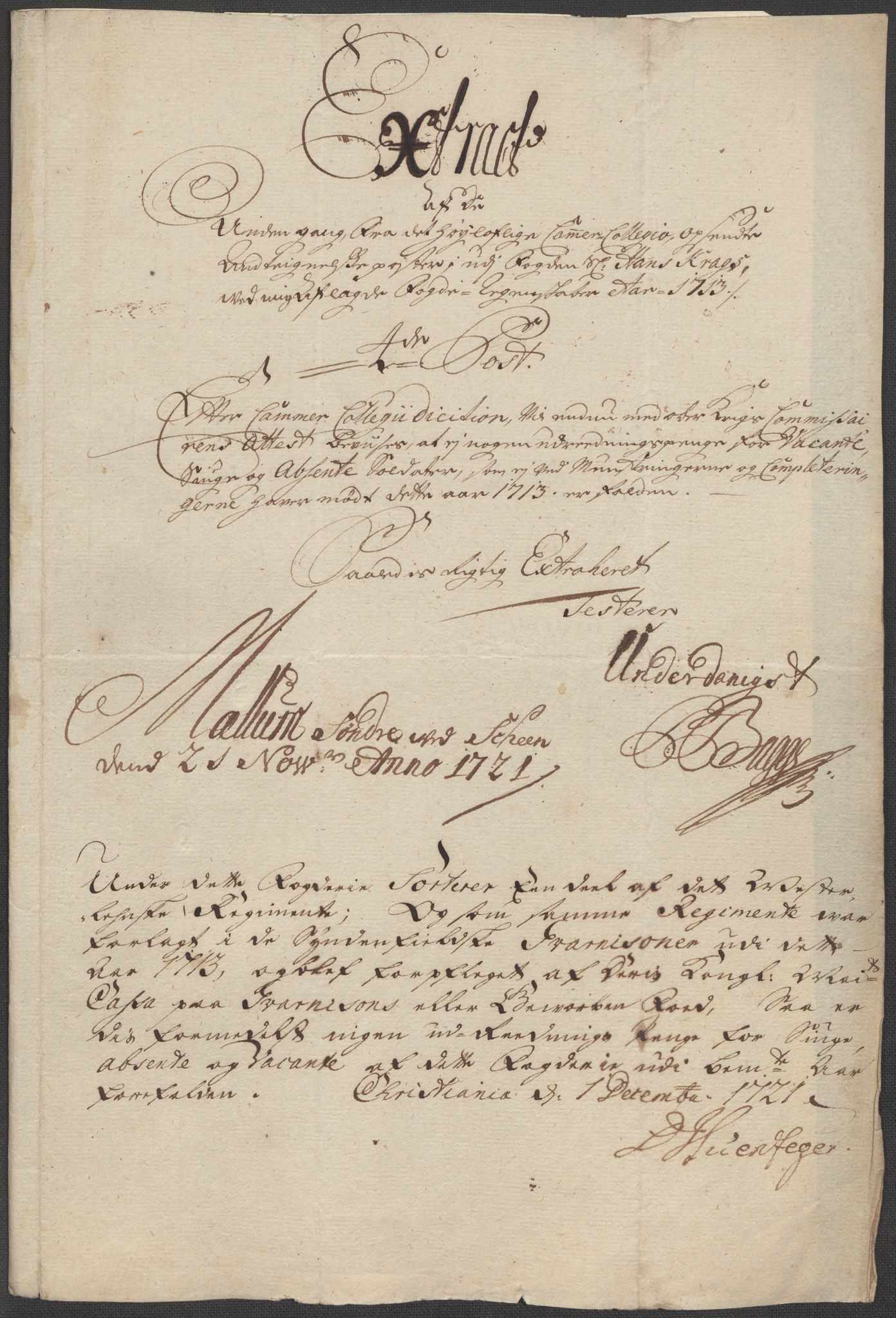 Rentekammeret inntil 1814, Reviderte regnskaper, Fogderegnskap, RA/EA-4092/R36/L2125: Fogderegnskap Øvre og Nedre Telemark og Bamble, 1713, s. 641