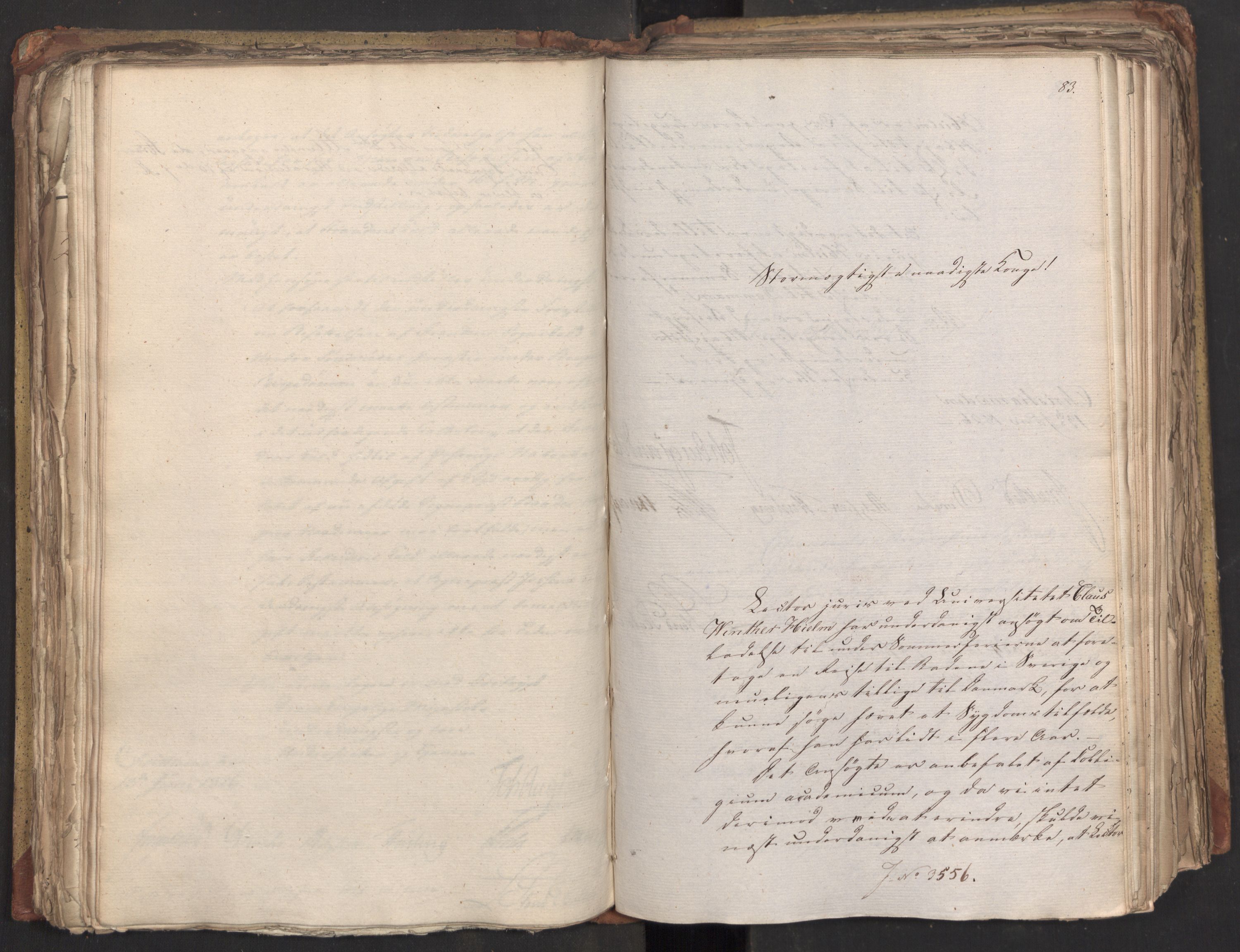 Statsrådsavdelingen i Stockholm, AV/RA-S-1003/D/Da/L0047: Regjeringsinnstillinger nr. 3501-3659, 1826, s. 171