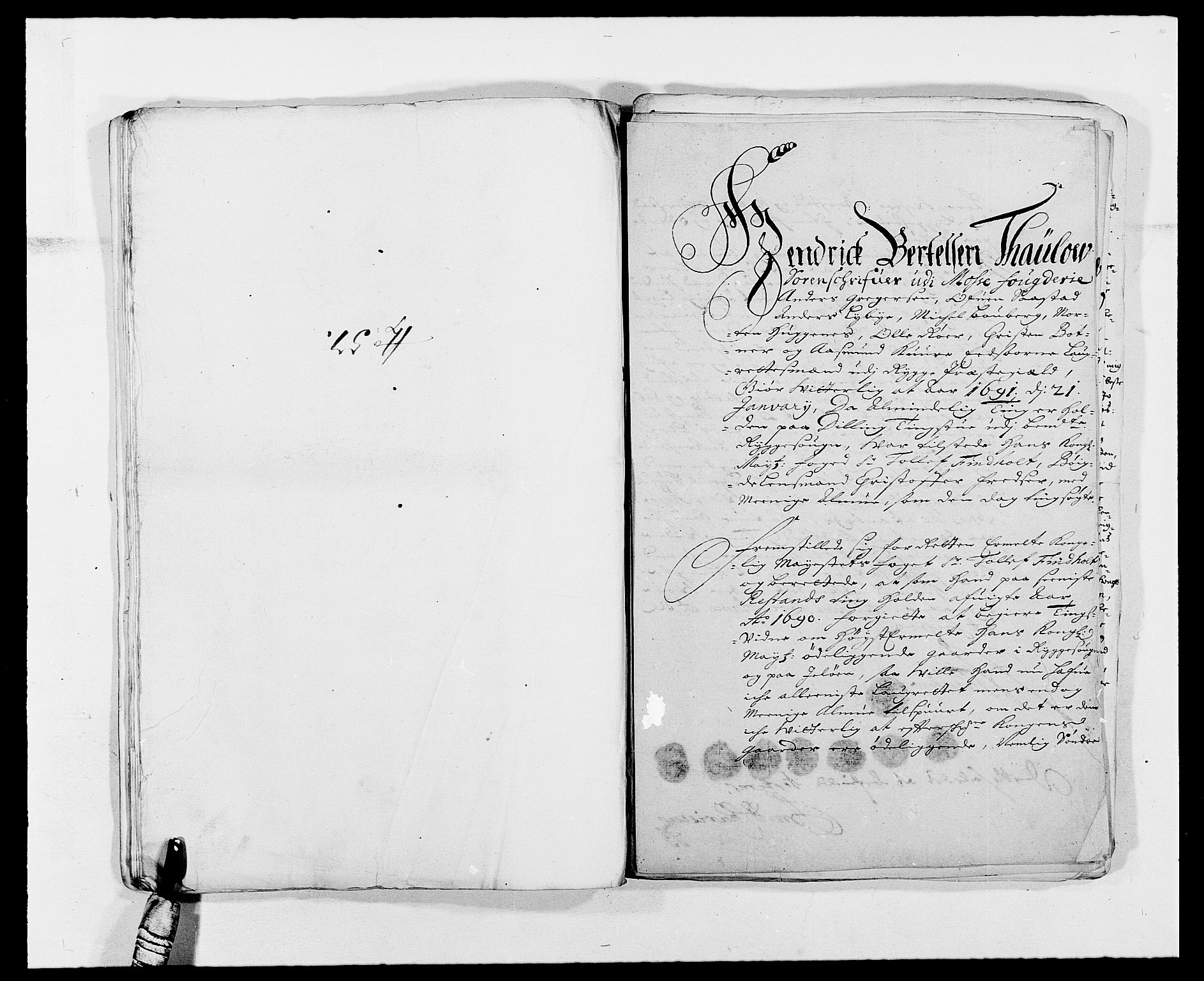 Rentekammeret inntil 1814, Reviderte regnskaper, Fogderegnskap, AV/RA-EA-4092/R02/L0107: Fogderegnskap Moss og Verne kloster, 1685-1691, s. 302