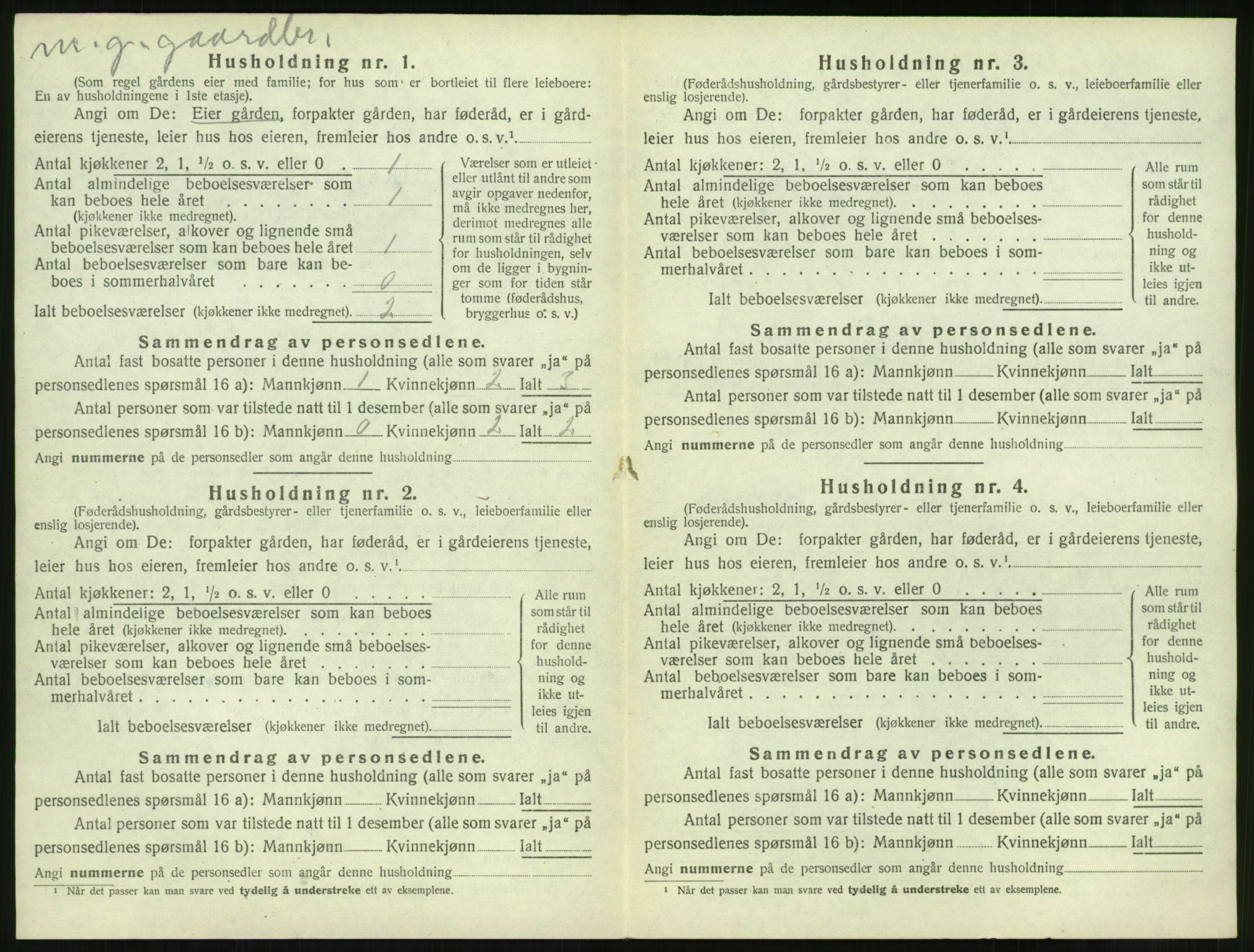 SAT, Folketelling 1920 for 1530 Vatne herred, 1920, s. 567
