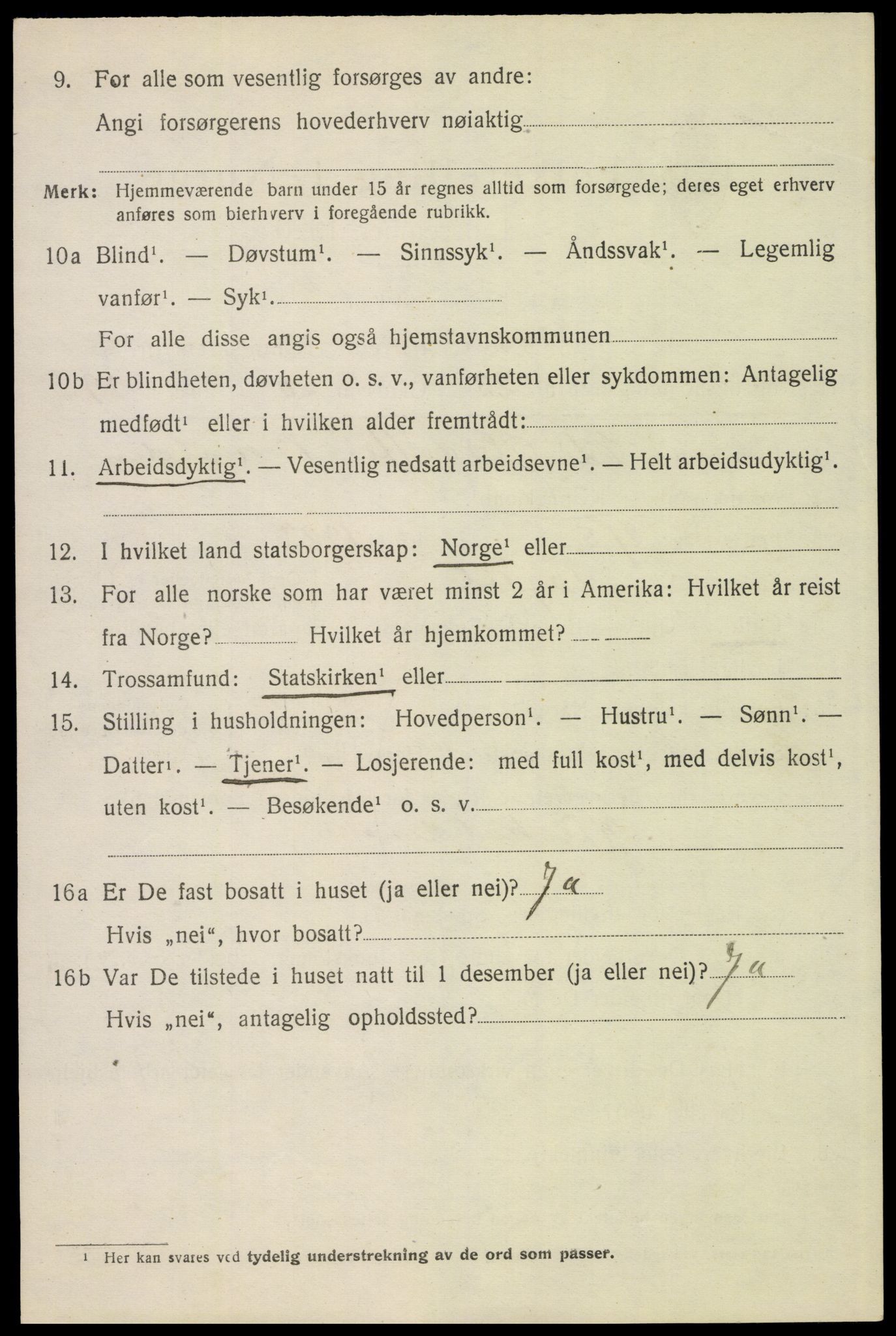 SAH, Folketelling 1920 for 0428 Trysil herred, 1920, s. 6516