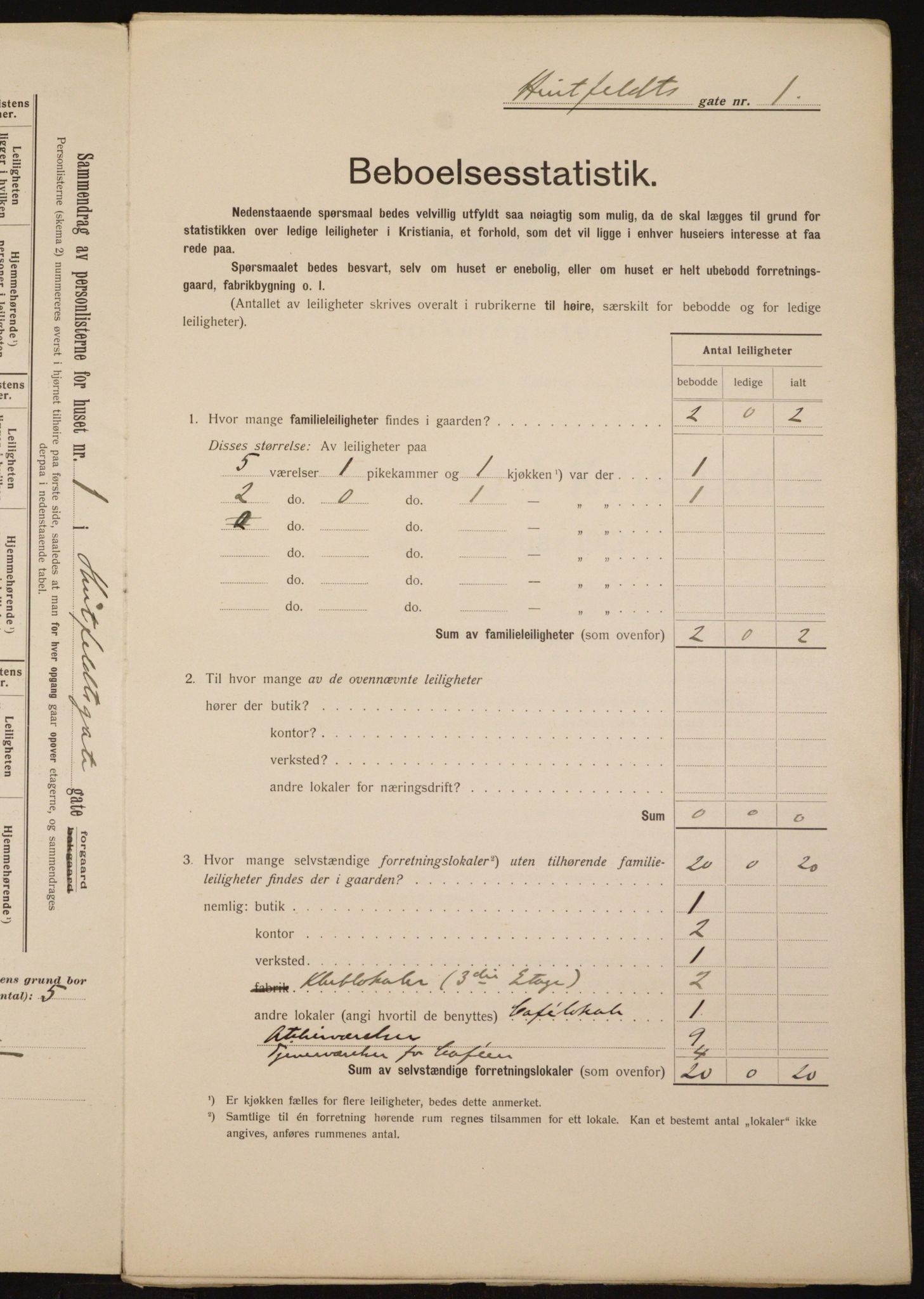 OBA, Kommunal folketelling 1.2.1912 for Kristiania, 1912, s. 41922