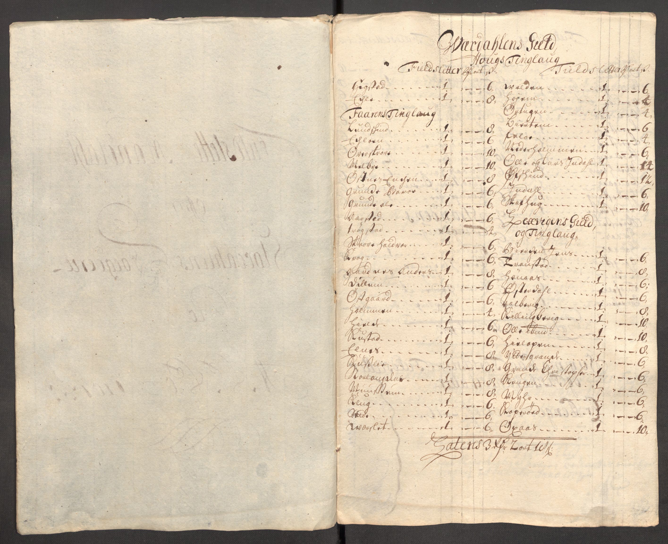 Rentekammeret inntil 1814, Reviderte regnskaper, Fogderegnskap, AV/RA-EA-4092/R62/L4197: Fogderegnskap Stjørdal og Verdal, 1707, s. 127