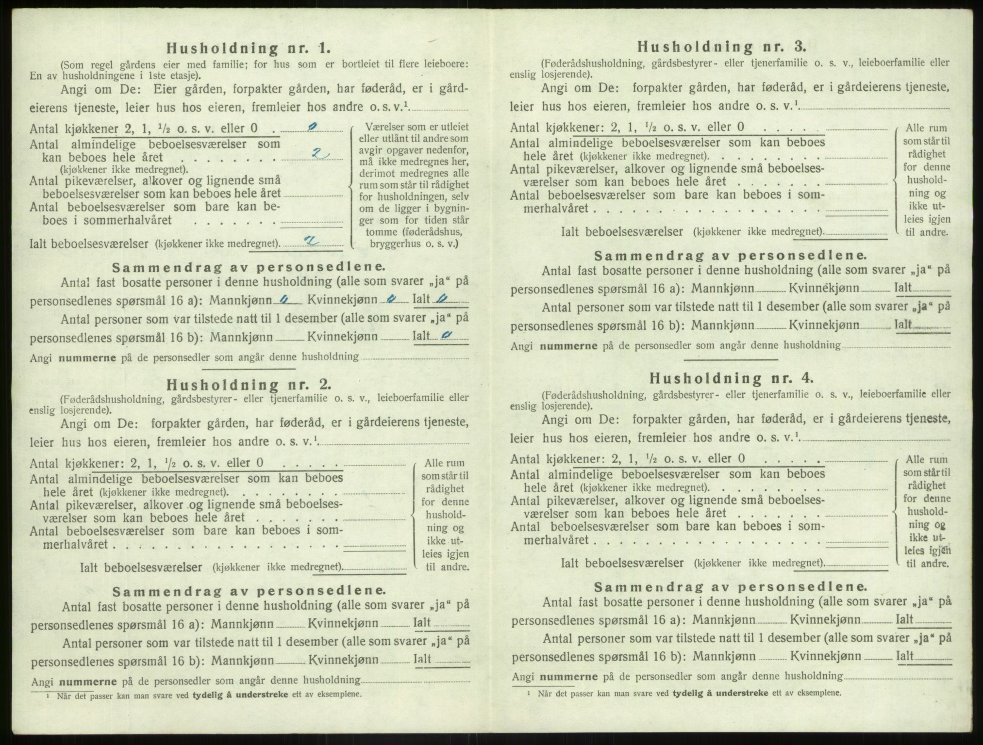 SAB, Folketelling 1920 for 1426 Luster herred, 1920, s. 897