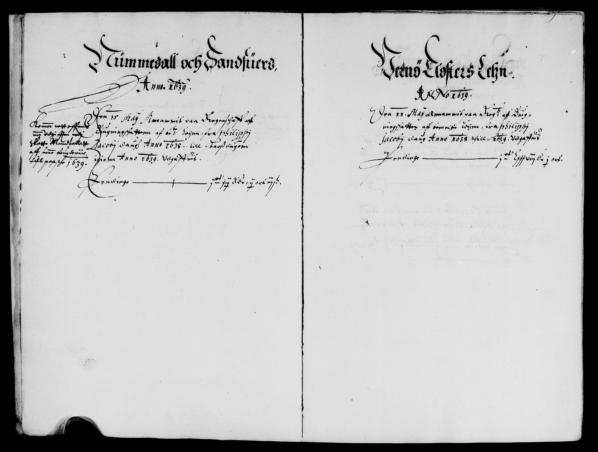 Rentekammeret inntil 1814, Reviderte regnskaper, Lensregnskaper, AV/RA-EA-5023/R/Rb/Rba/L0148: Akershus len, 1639-1640