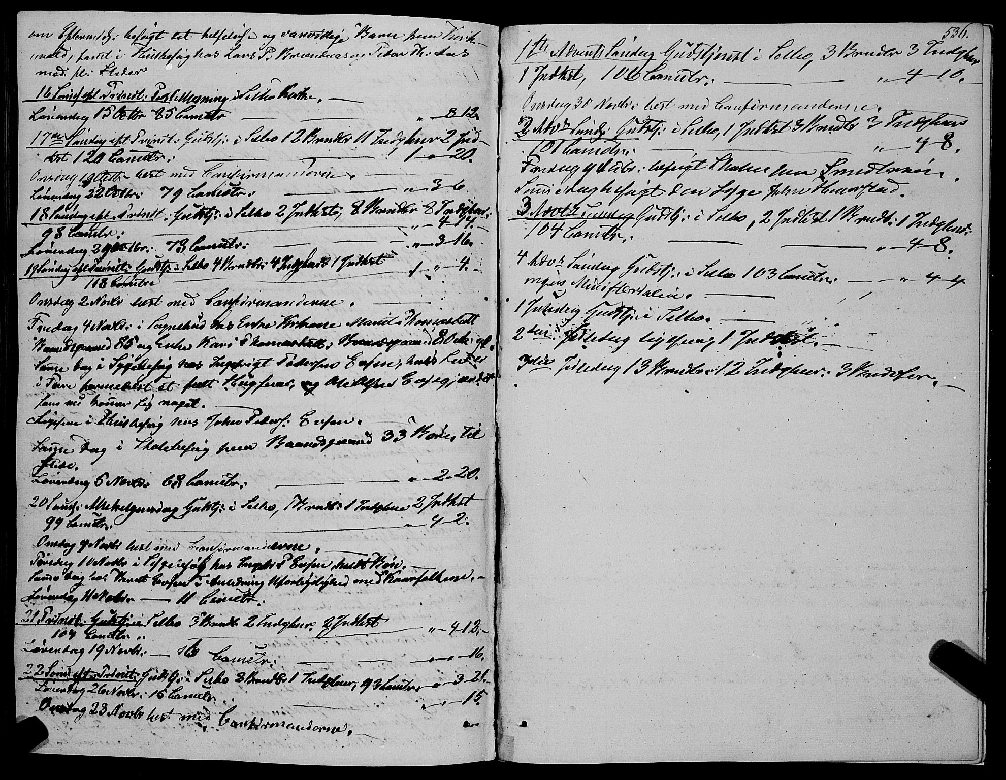 Ministerialprotokoller, klokkerbøker og fødselsregistre - Sør-Trøndelag, SAT/A-1456/695/L1145: Ministerialbok nr. 695A06 /1, 1843-1859, s. 536