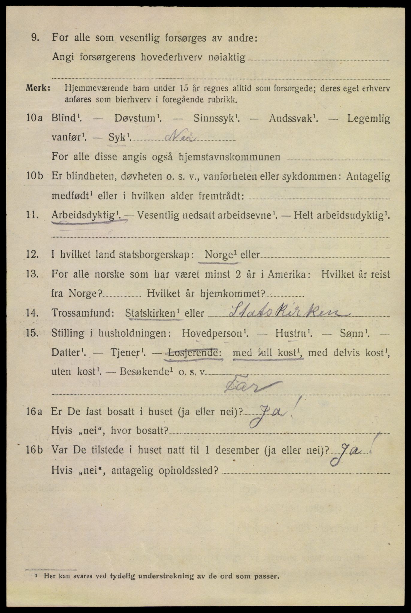 SAKO, Folketelling 1920 for 0801 Kragerø kjøpstad, 1920, s. 11996