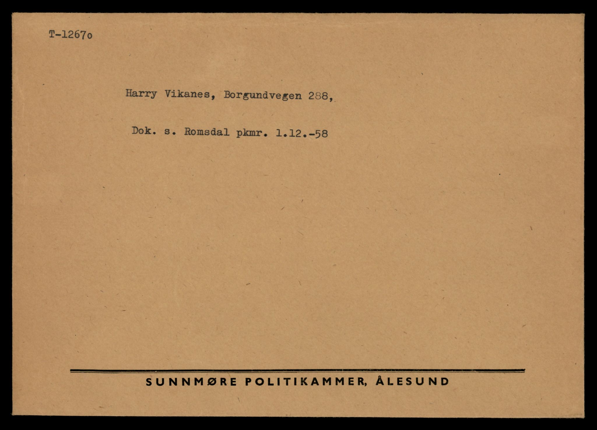 Møre og Romsdal vegkontor - Ålesund trafikkstasjon, AV/SAT-A-4099/F/Fe/L0035: Registreringskort for kjøretøy T 12653 - T 12829, 1927-1998, s. 329