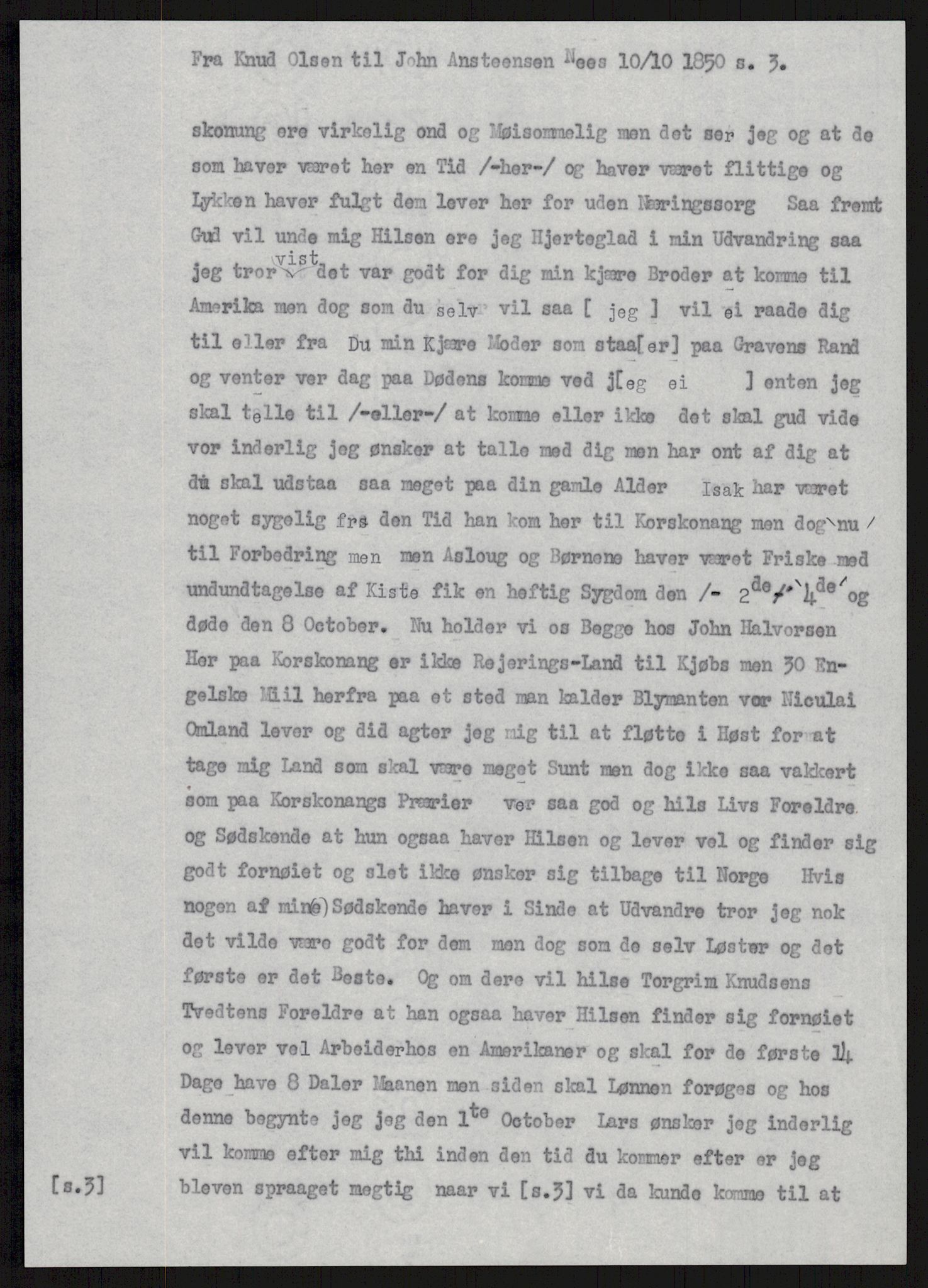 Samlinger til kildeutgivelse, Amerikabrevene, AV/RA-EA-4057/F/L0024: Innlån fra Telemark: Gunleiksrud - Willard, 1838-1914, s. 588