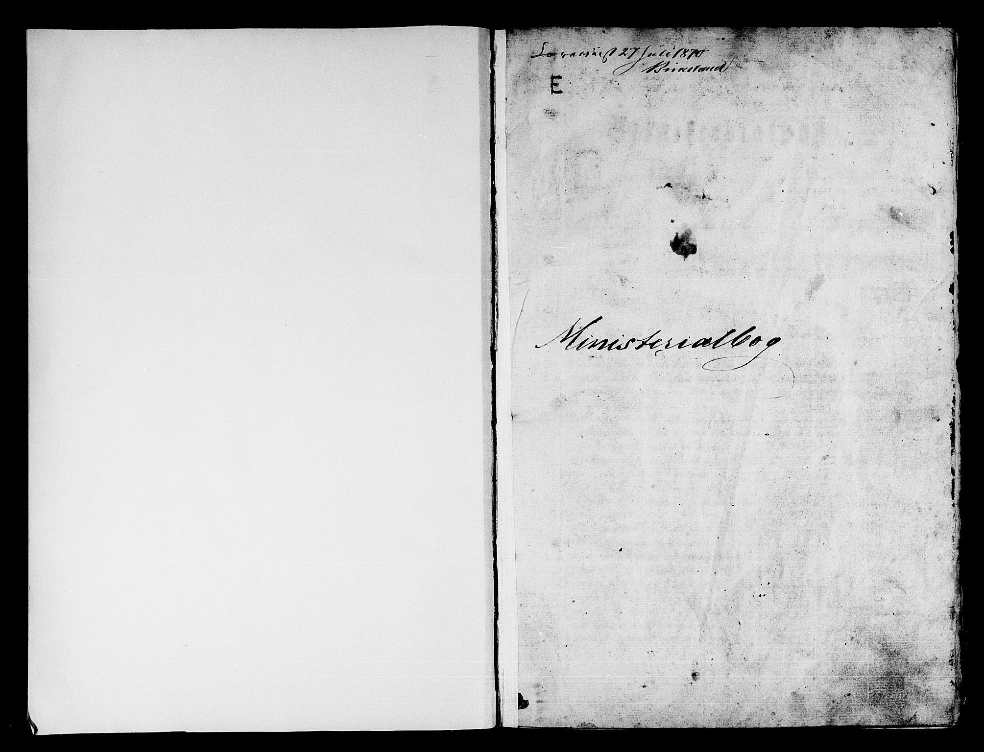Kinn sokneprestembete, SAB/A-80801/H/Haa/Haaa/L0004/0001: Ministerialbok nr. A 4I, 1822-1840
