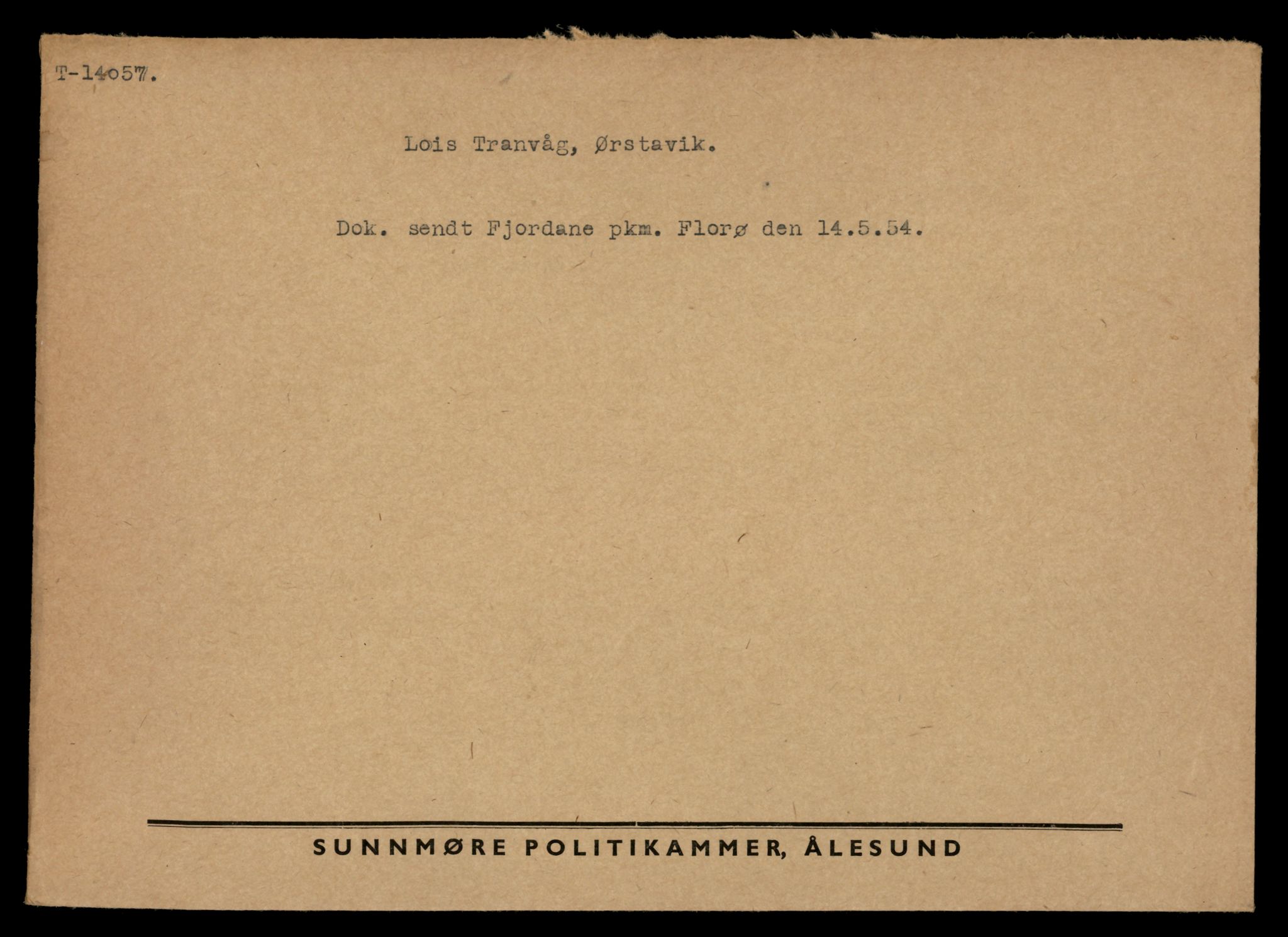 Møre og Romsdal vegkontor - Ålesund trafikkstasjon, AV/SAT-A-4099/F/Fe/L0042: Registreringskort for kjøretøy T 13906 - T 14079, 1927-1998, s. 2665