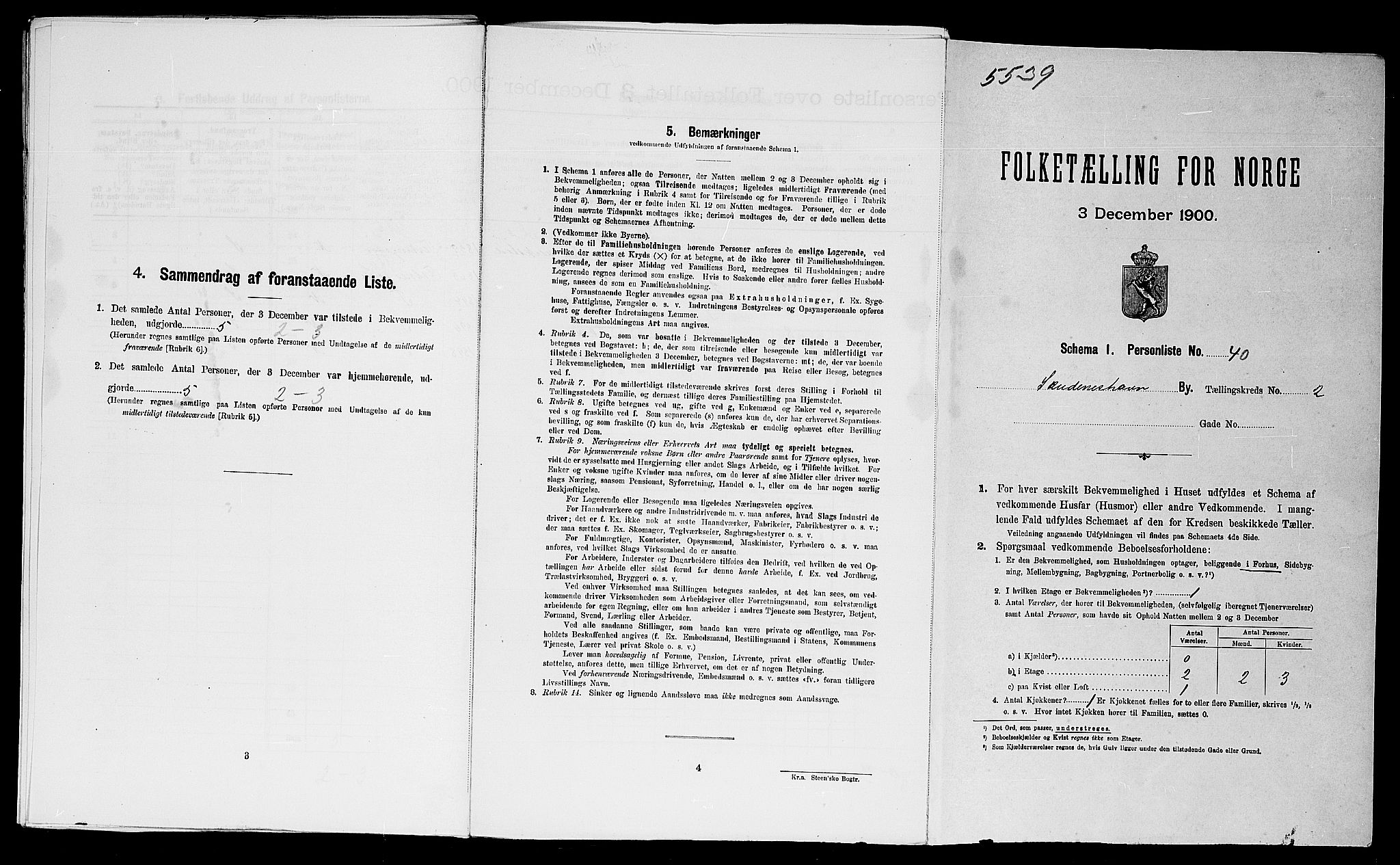 SAST, Folketelling 1900 for 1104 Skudeneshavn ladested, 1900, s. 385