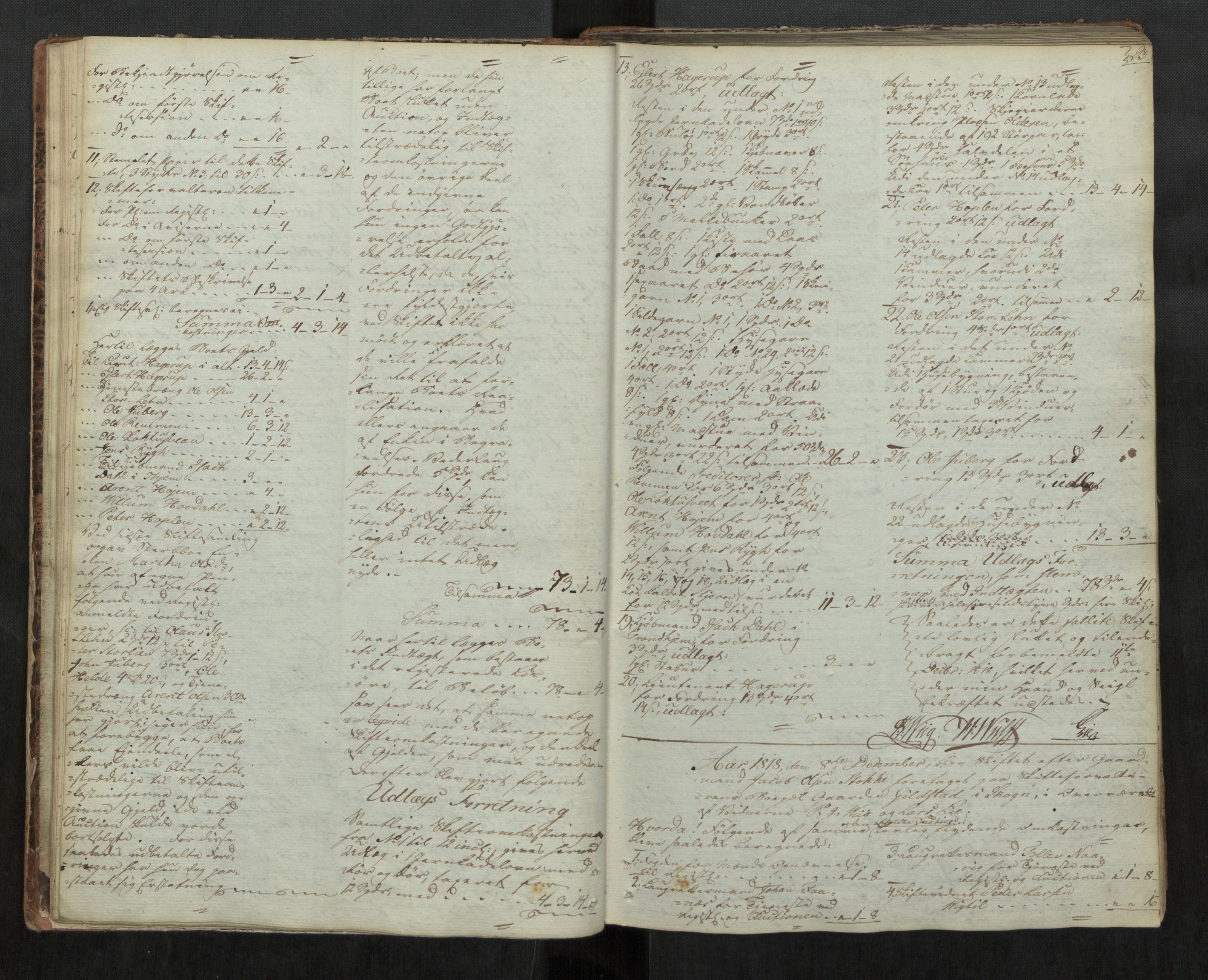 Stjør- og Verdal sorenskriveri, AV/SAT-A-4167/1/3/3A/L0030: Skifteprotokoll 25, 1818-1833, s. 23