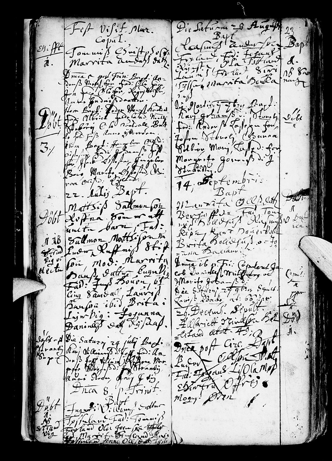 Os sokneprestembete, AV/SAB-A-99929: Ministerialbok nr. A 6, 1669-1719, s. 23