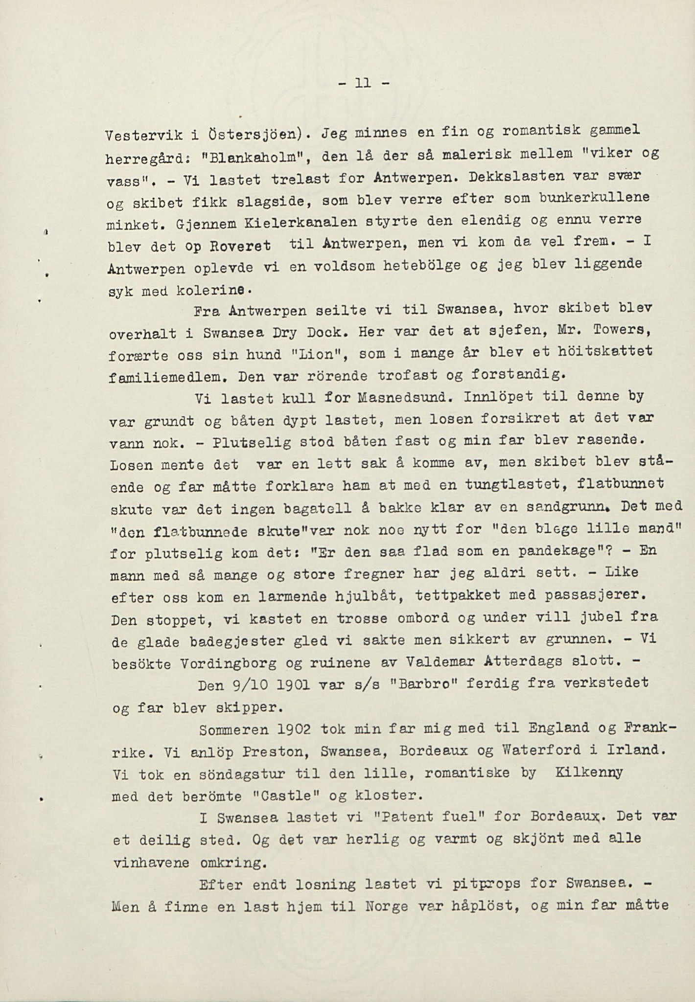 Rikard Berge, TEMU/TGM-A-1003/F/L0016/0023: 529-550 / 550 Slekt- og personalhistorie, om drikkehorn og eventuelt andre gjenstander, 1916-1926