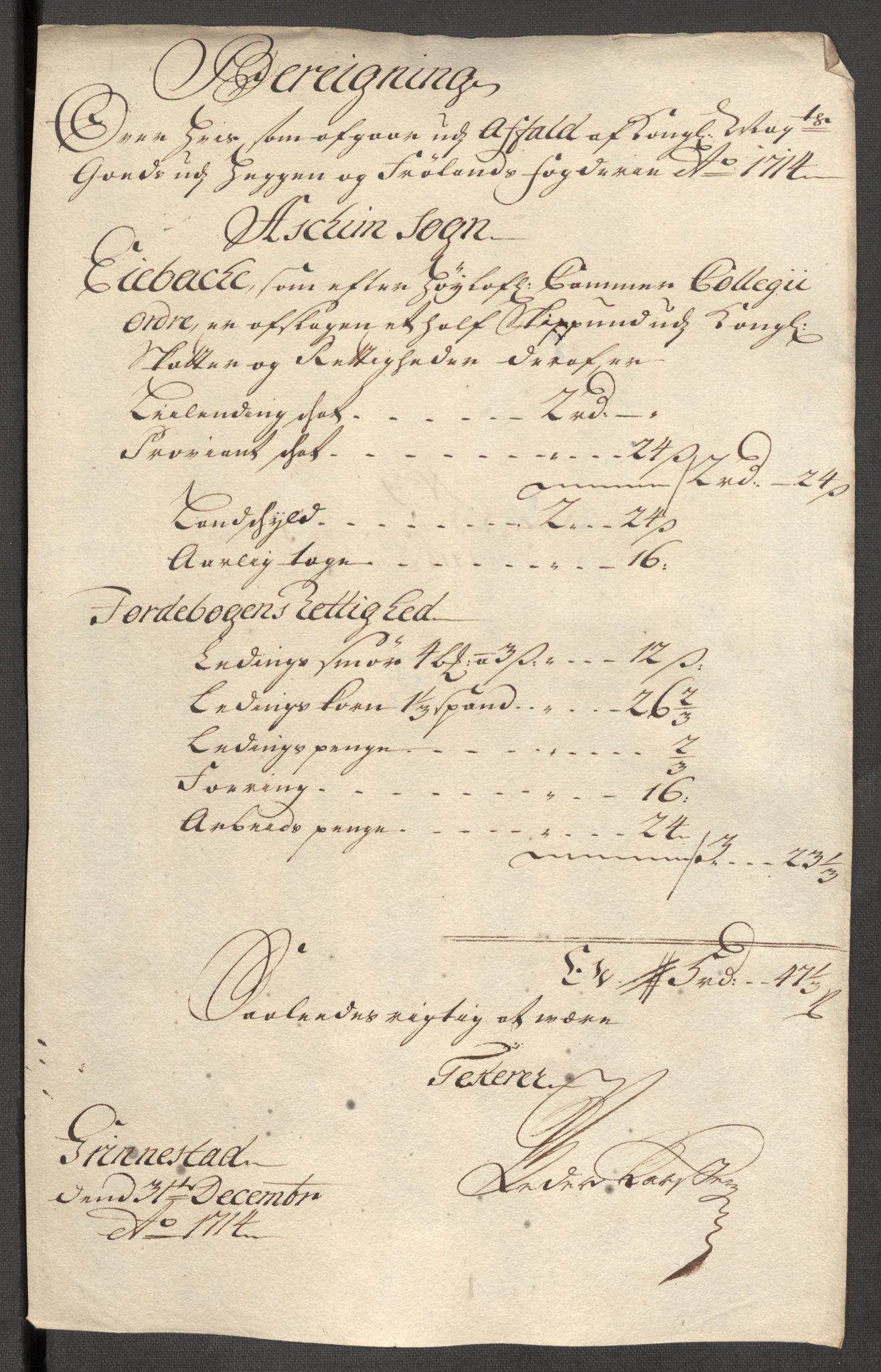 Rentekammeret inntil 1814, Reviderte regnskaper, Fogderegnskap, AV/RA-EA-4092/R07/L0308: Fogderegnskap Rakkestad, Heggen og Frøland, 1714, s. 498