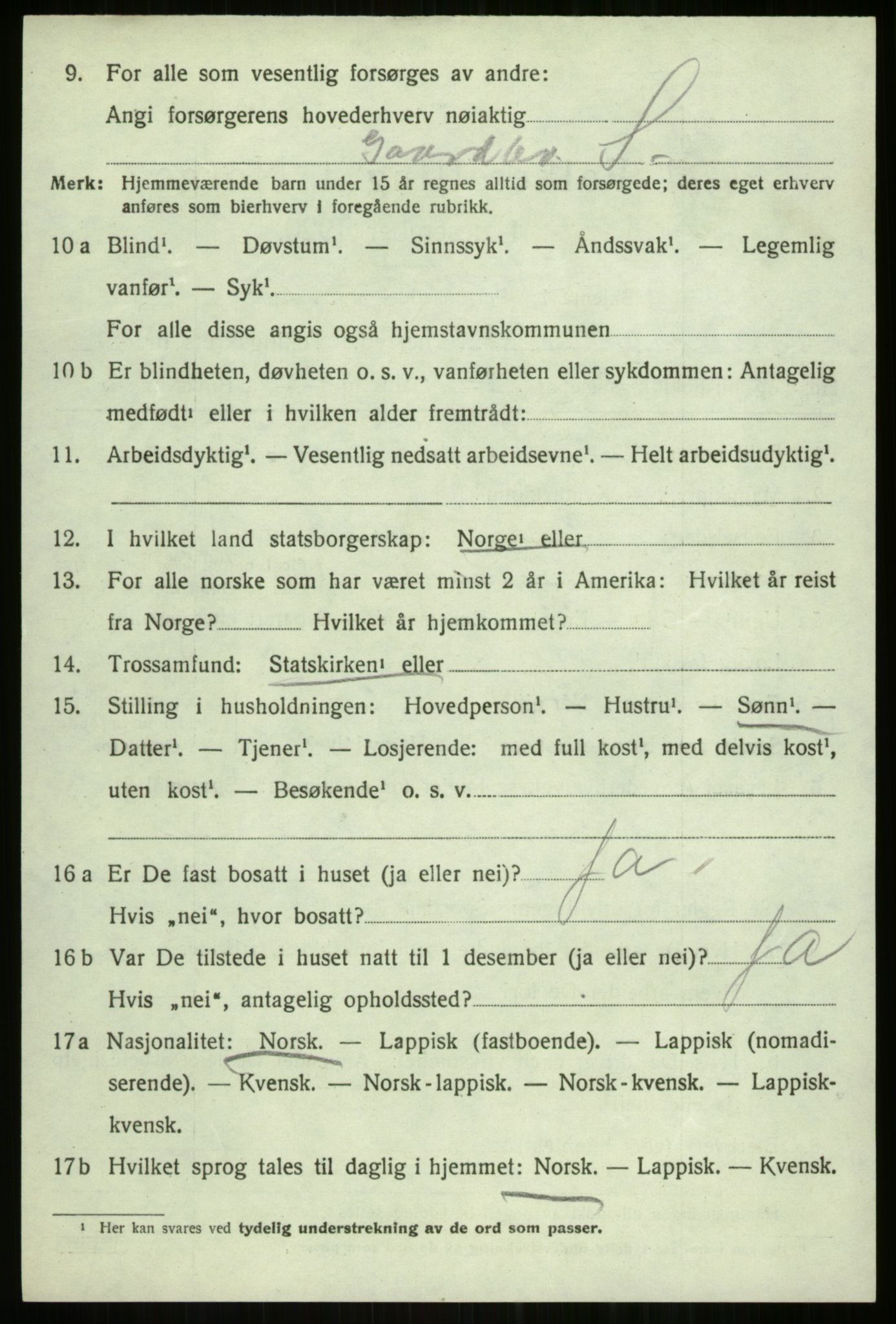 SATØ, Folketelling 1920 for 1934 Tromsøysund herred, 1920, s. 4935