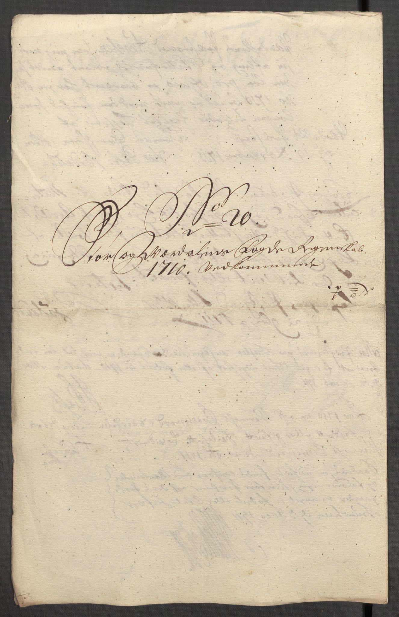 Rentekammeret inntil 1814, Reviderte regnskaper, Fogderegnskap, RA/EA-4092/R62/L4200: Fogderegnskap Stjørdal og Verdal, 1710, s. 196