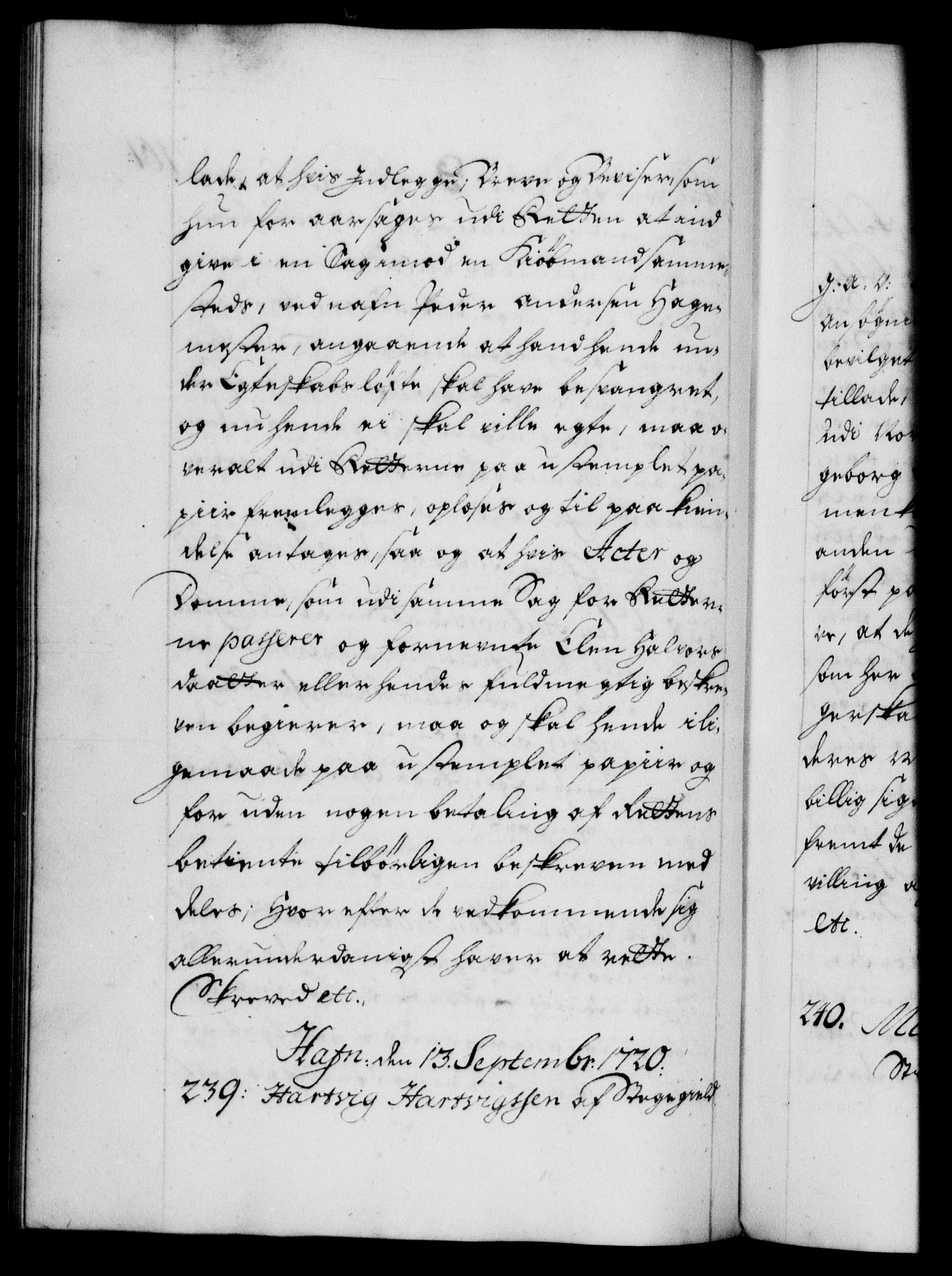 Danske Kanselli 1572-1799, AV/RA-EA-3023/F/Fc/Fca/Fcaa/L0023: Norske registre, 1720-1722, s. 161b