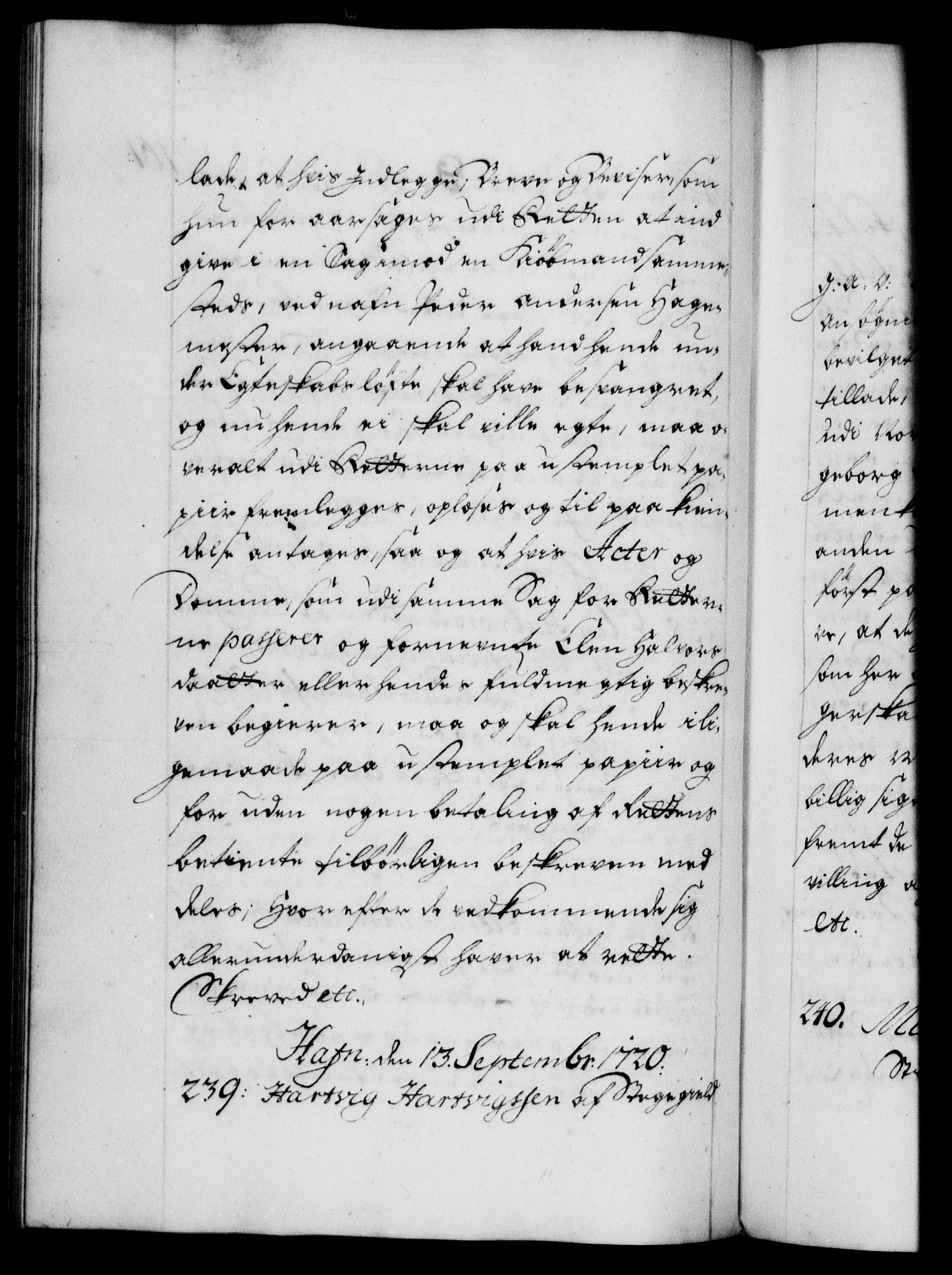 Danske Kanselli 1572-1799, RA/EA-3023/F/Fc/Fca/Fcaa/L0023: Norske registre, 1720-1722, s. 161b