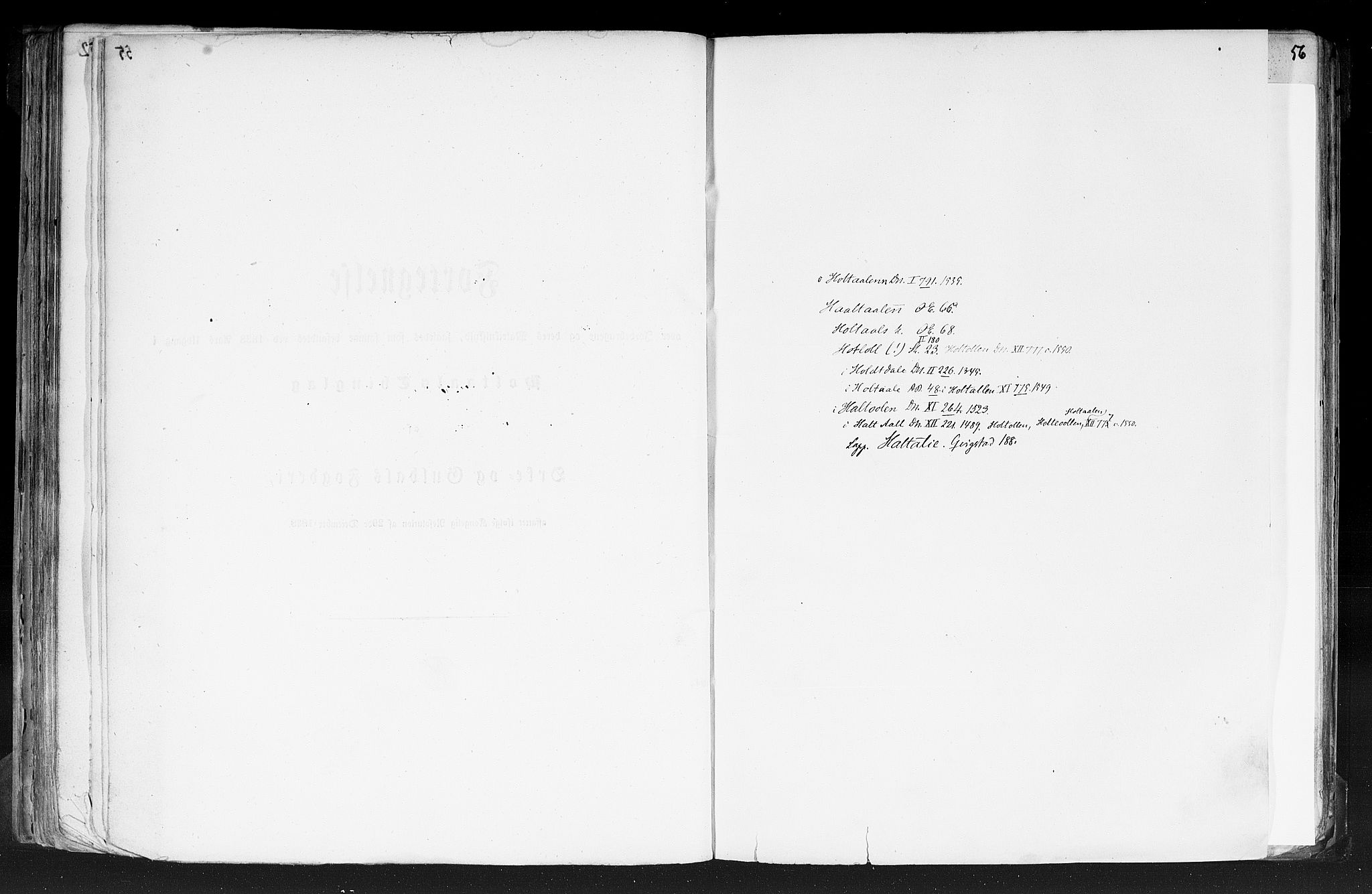 Rygh, RA/PA-0034/F/Fb/L0014: Matrikkelen for 1838 - Søndre Trondhjems amt (Sør-Trøndelag fylke), 1838, s. 55b