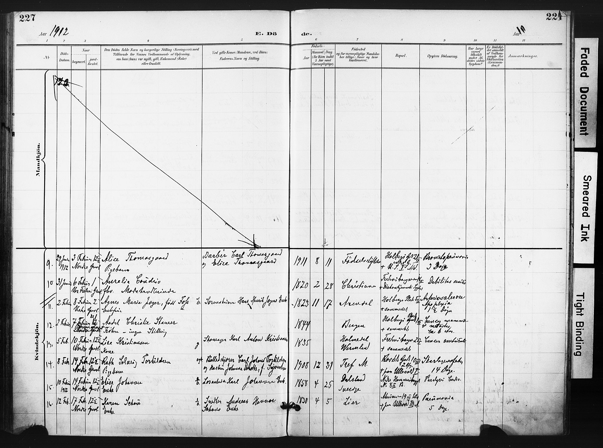 Trefoldighet prestekontor Kirkebøker, AV/SAO-A-10882/F/Fd/L0004: Ministerialbok nr. IV 4, 1897-1912, s. 227