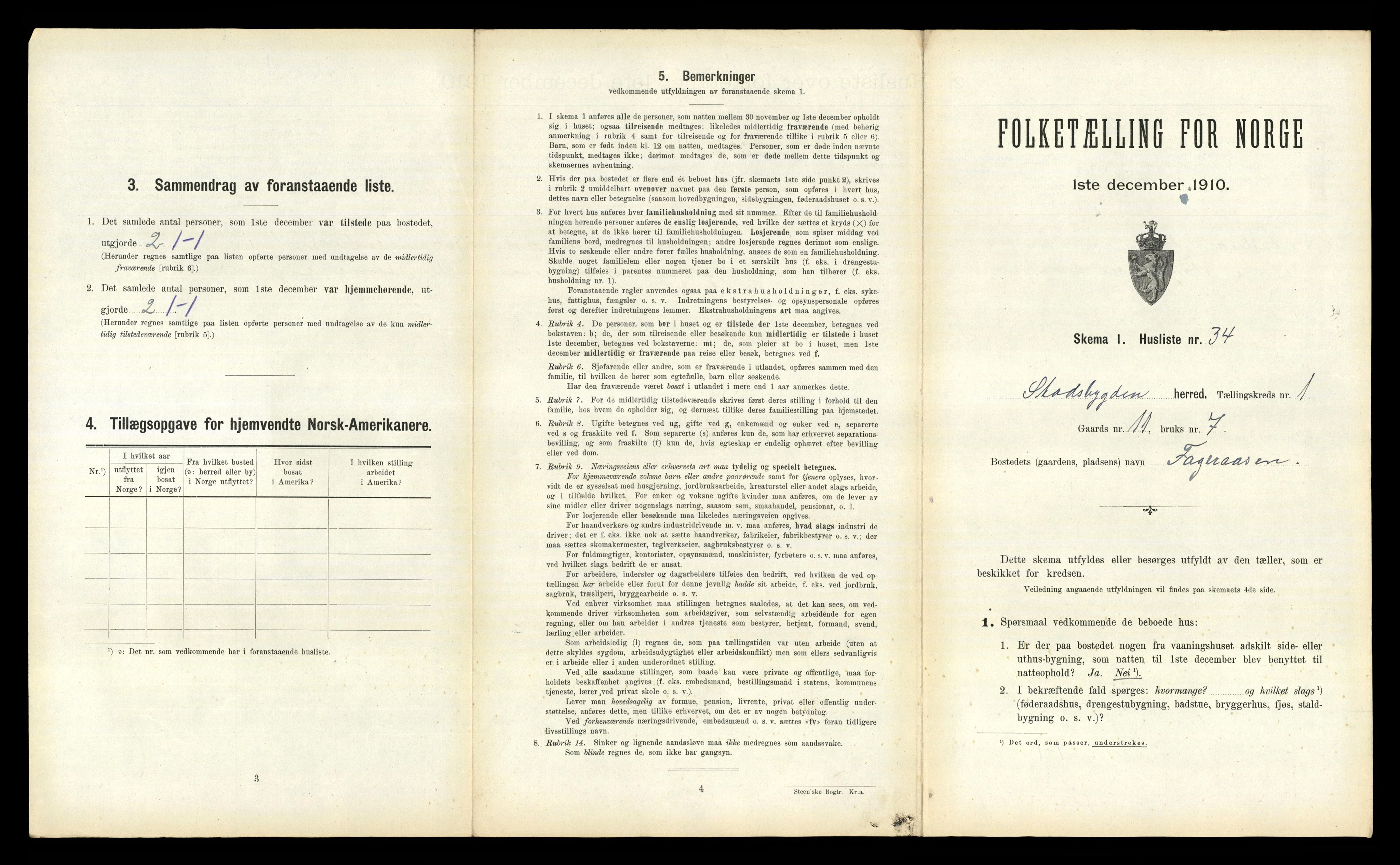 RA, Folketelling 1910 for 1625 Stadsbygd herred, 1910, s. 95