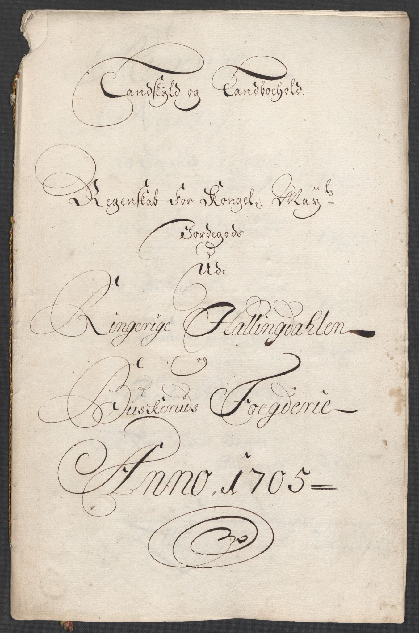 Rentekammeret inntil 1814, Reviderte regnskaper, Fogderegnskap, AV/RA-EA-4092/R22/L1464: Fogderegnskap Ringerike, Hallingdal og Buskerud, 1705, s. 21