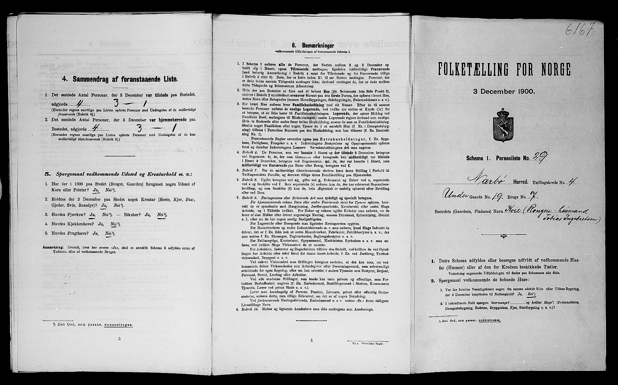 SAST, Folketelling 1900 for 1119 Nærbø herred, 1900, s. 373