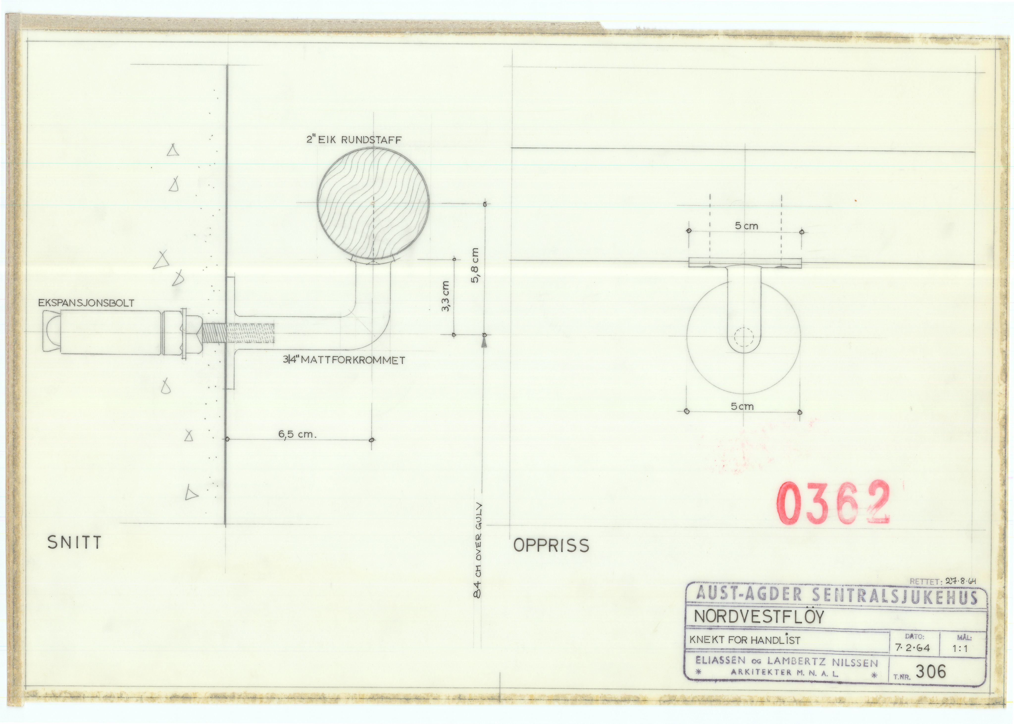 Eliassen og Lambertz-Nilssen Arkitekter, AAKS/PA-2983/T/T01/L0002: Tegningskogger 0362, 1960-1966, s. 25