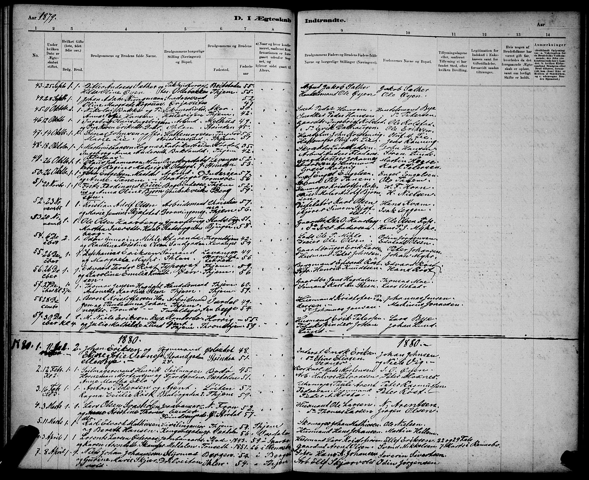 Ministerialprotokoller, klokkerbøker og fødselsregistre - Sør-Trøndelag, AV/SAT-A-1456/602/L0143: Klokkerbok nr. 602C11, 1878-1902