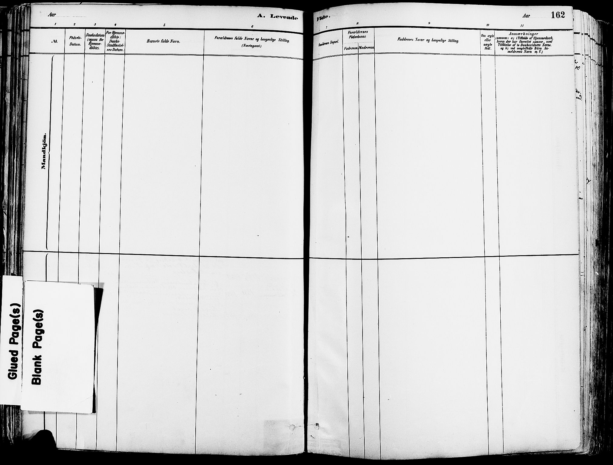 Grue prestekontor, AV/SAH-PREST-036/H/Ha/Haa/L0012: Ministerialbok nr. 12, 1881-1897, s. 162