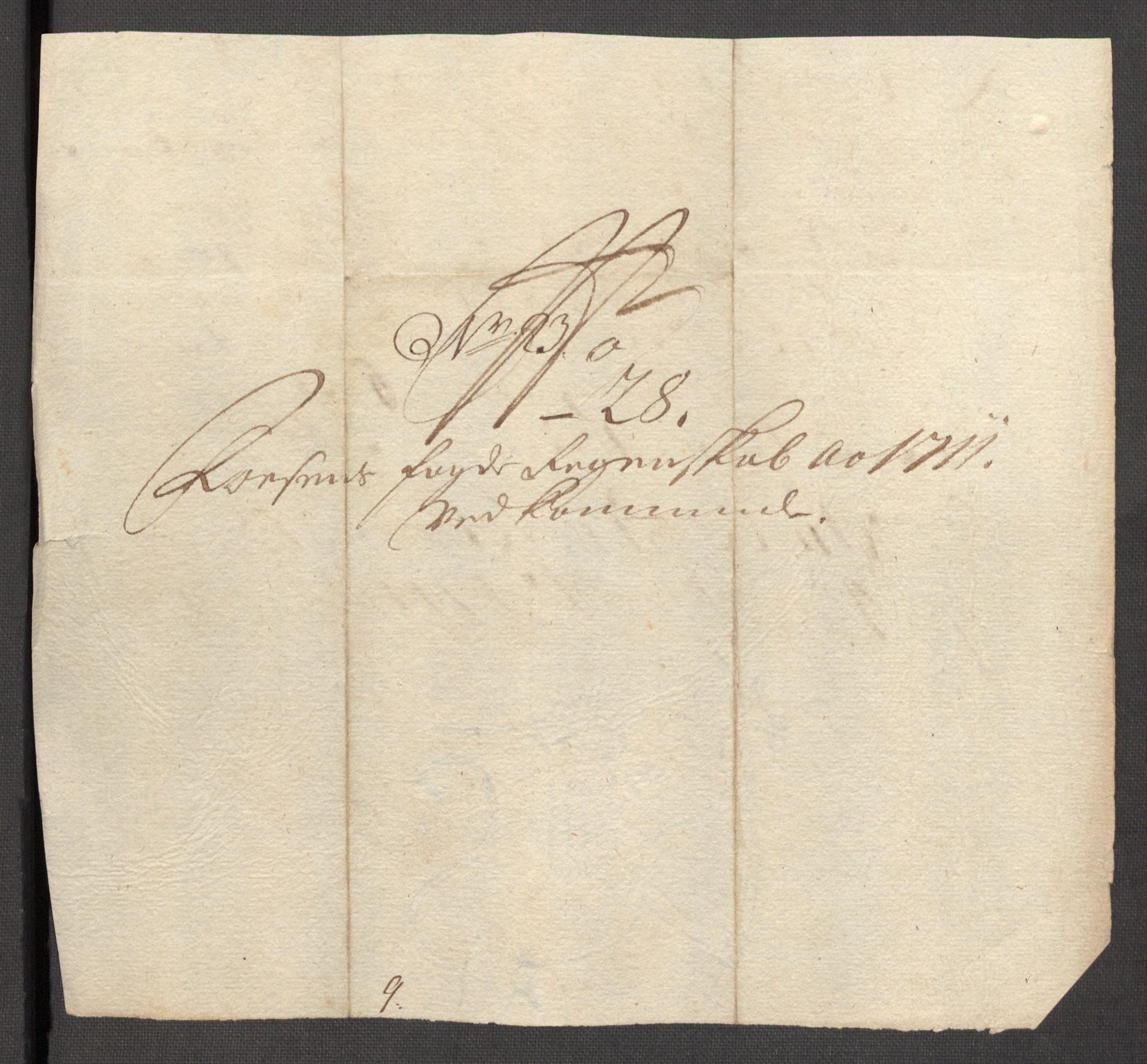 Rentekammeret inntil 1814, Reviderte regnskaper, Fogderegnskap, RA/EA-4092/R57/L3860: Fogderegnskap Fosen, 1711, s. 351