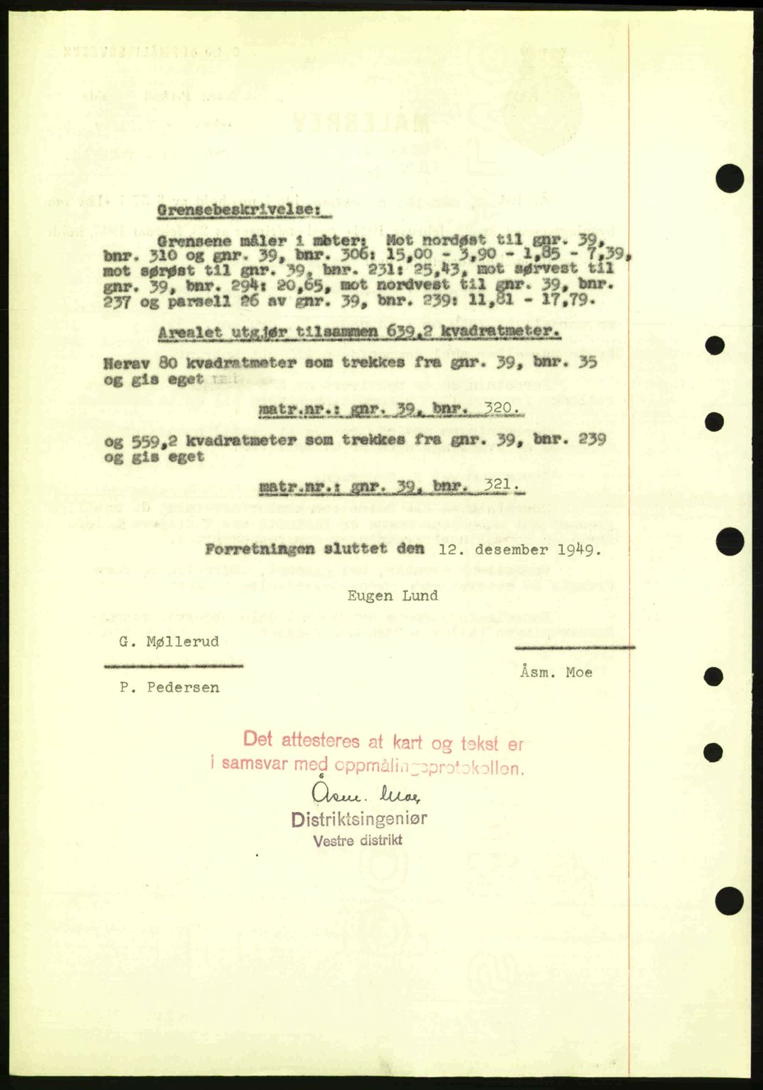 Oslo byskriverembete, AV/SAO-A-10227/G/Gb/Gbd/Gbda/L0017: Pantebok nr. A215, 1949-1950, Dagboknr: 15068/1949