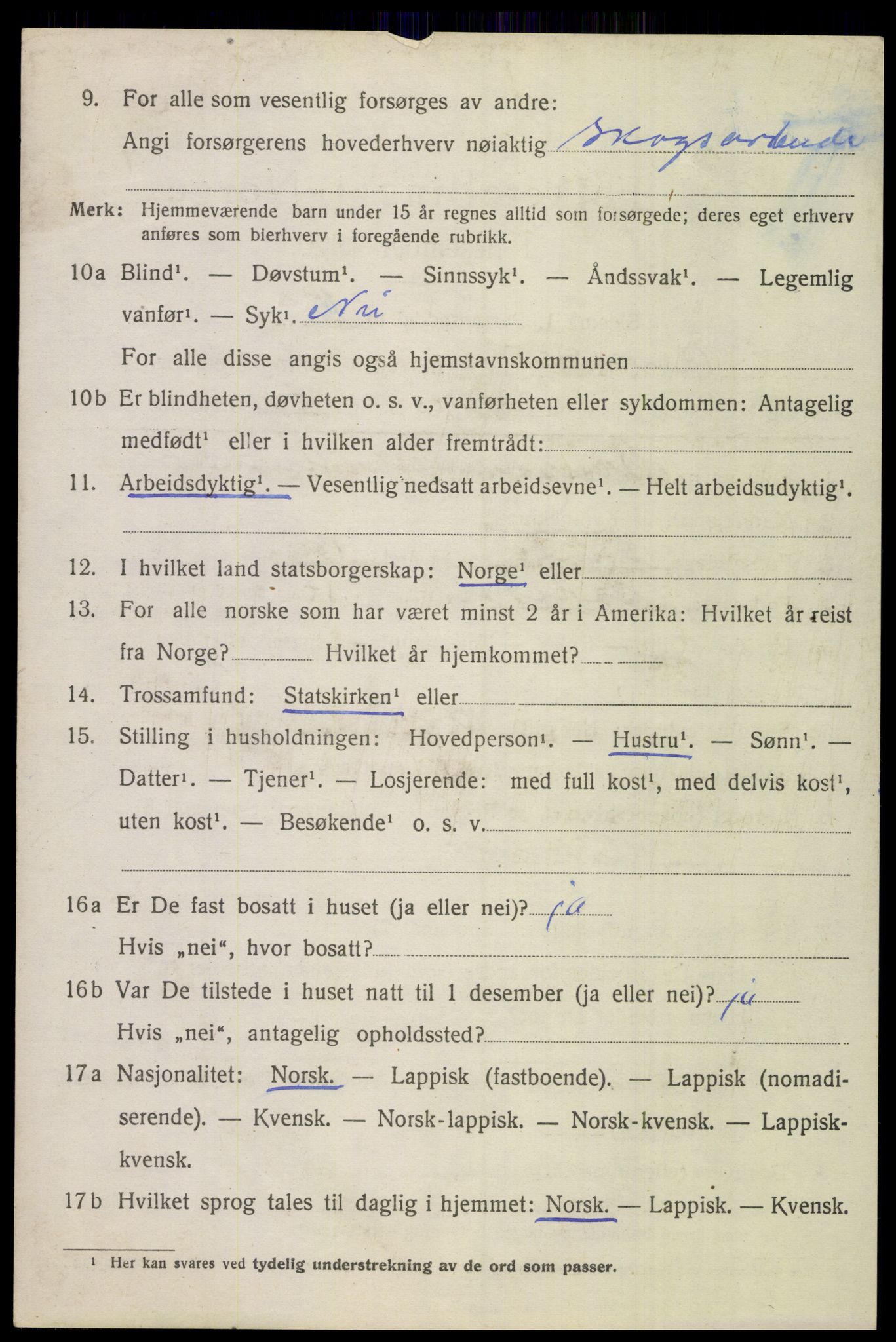 SAT, Folketelling 1920 for 1839 Beiarn herred, 1920, s. 3837
