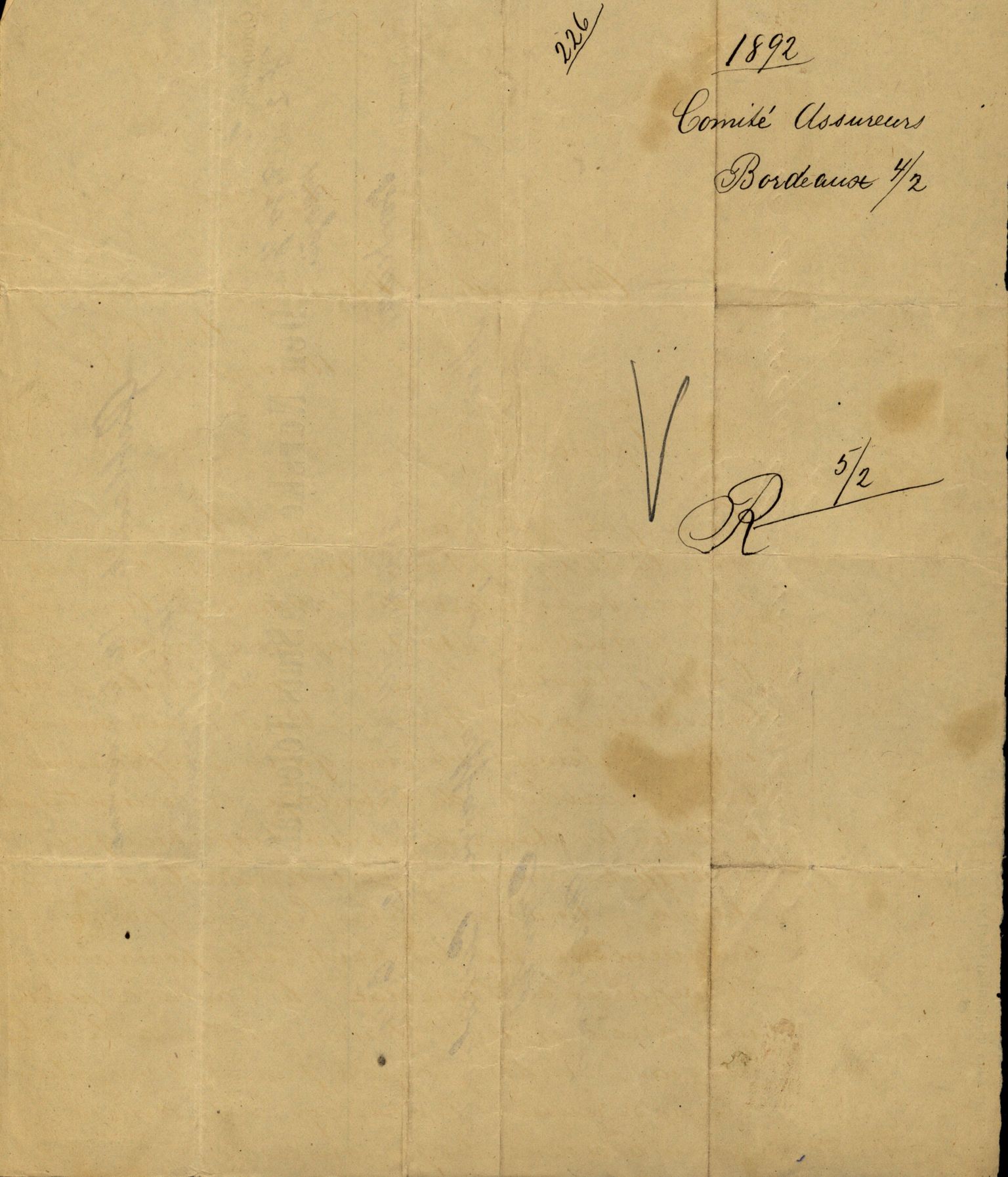 Pa 63 - Østlandske skibsassuranceforening, VEMU/A-1079/G/Ga/L0028/0005: Havaridokumenter / Tjømø, Magnolia, Caroline, Olaf, Stjernen, 1892, s. 84