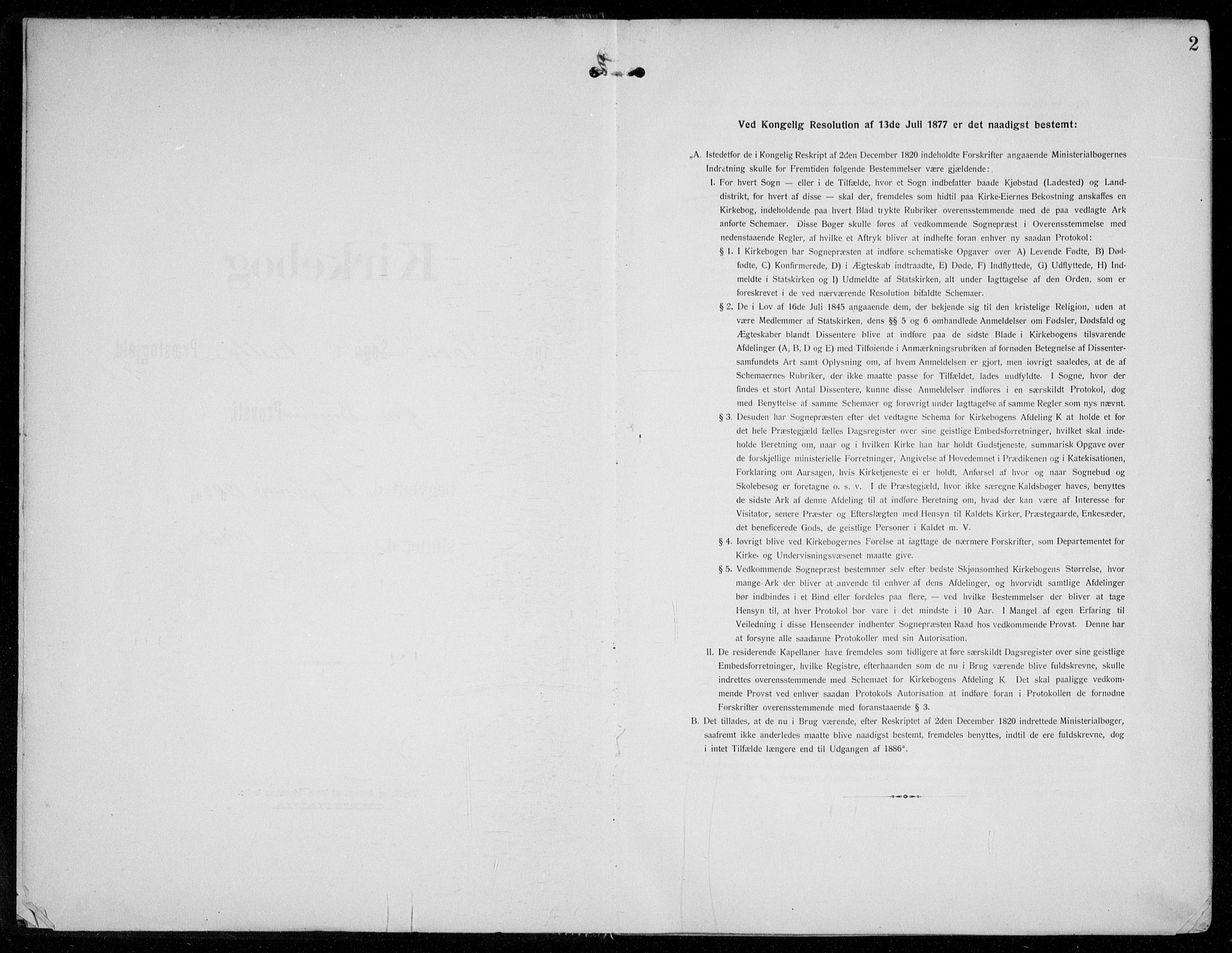 Vestby prestekontor Kirkebøker, SAO/A-10893/F/Fc/L0002: Ministerialbok nr. III 2, 1906-1940, s. 2