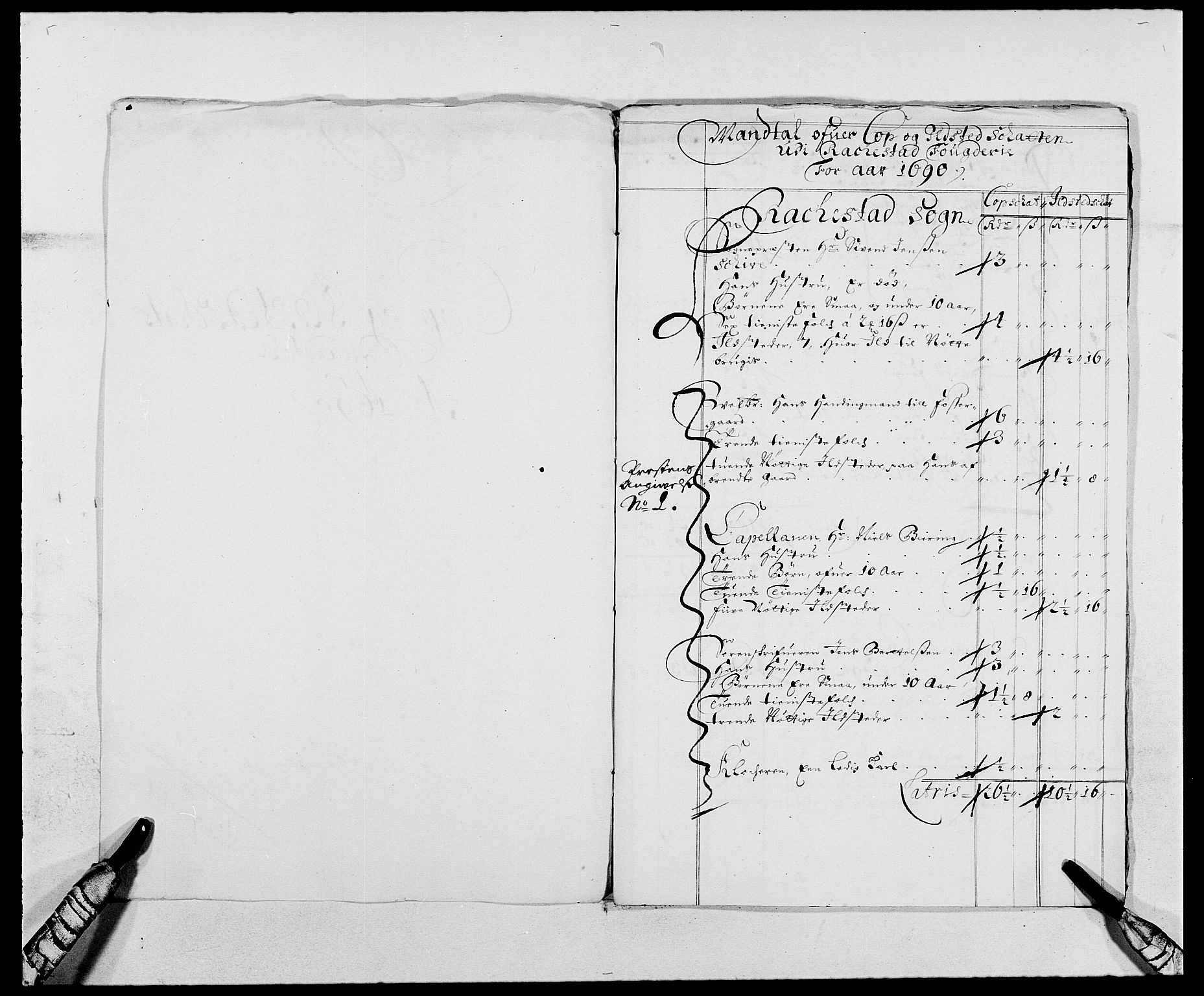 Rentekammeret inntil 1814, Reviderte regnskaper, Fogderegnskap, RA/EA-4092/R05/L0277: Fogderegnskap Rakkestad, 1689-1690, s. 283