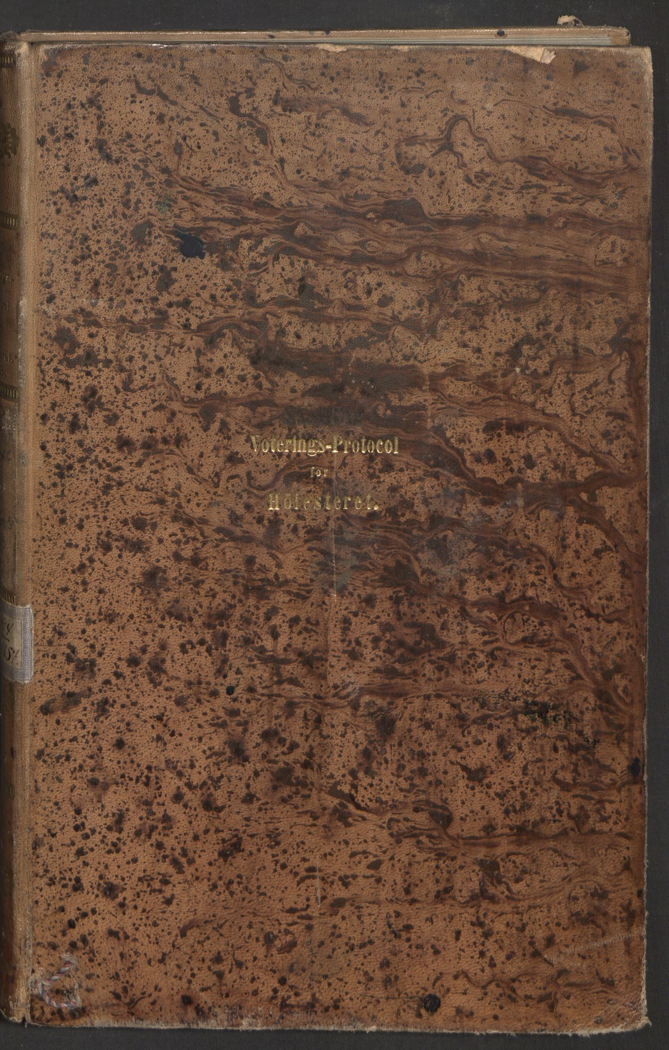 Høyesterett, AV/RA-S-1002/E/Eb/Ebb/L0046/0002: Voteringsprotokoller / Voteringsprotokoll, 1853-1854