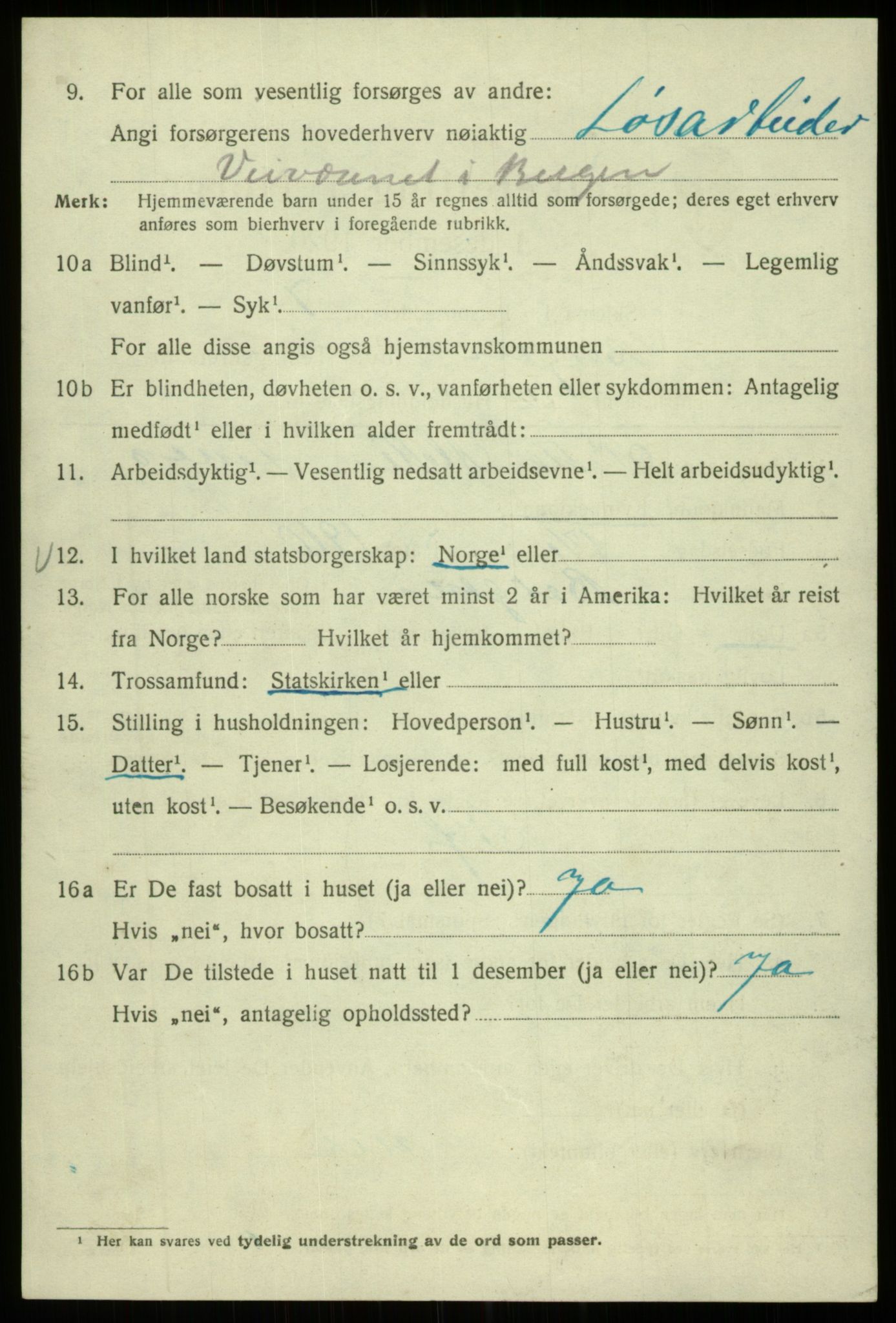 SAB, Folketelling 1920 for 1301 Bergen kjøpstad, 1920, s. 162286