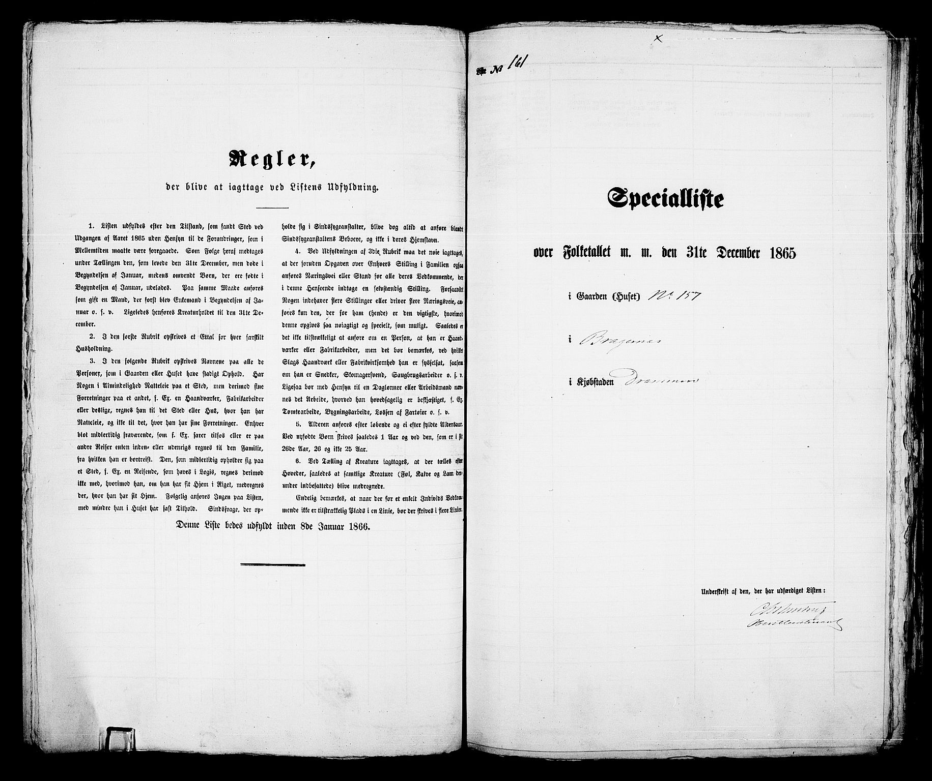 RA, Folketelling 1865 for 0602aB Bragernes prestegjeld i Drammen kjøpstad, 1865, s. 348