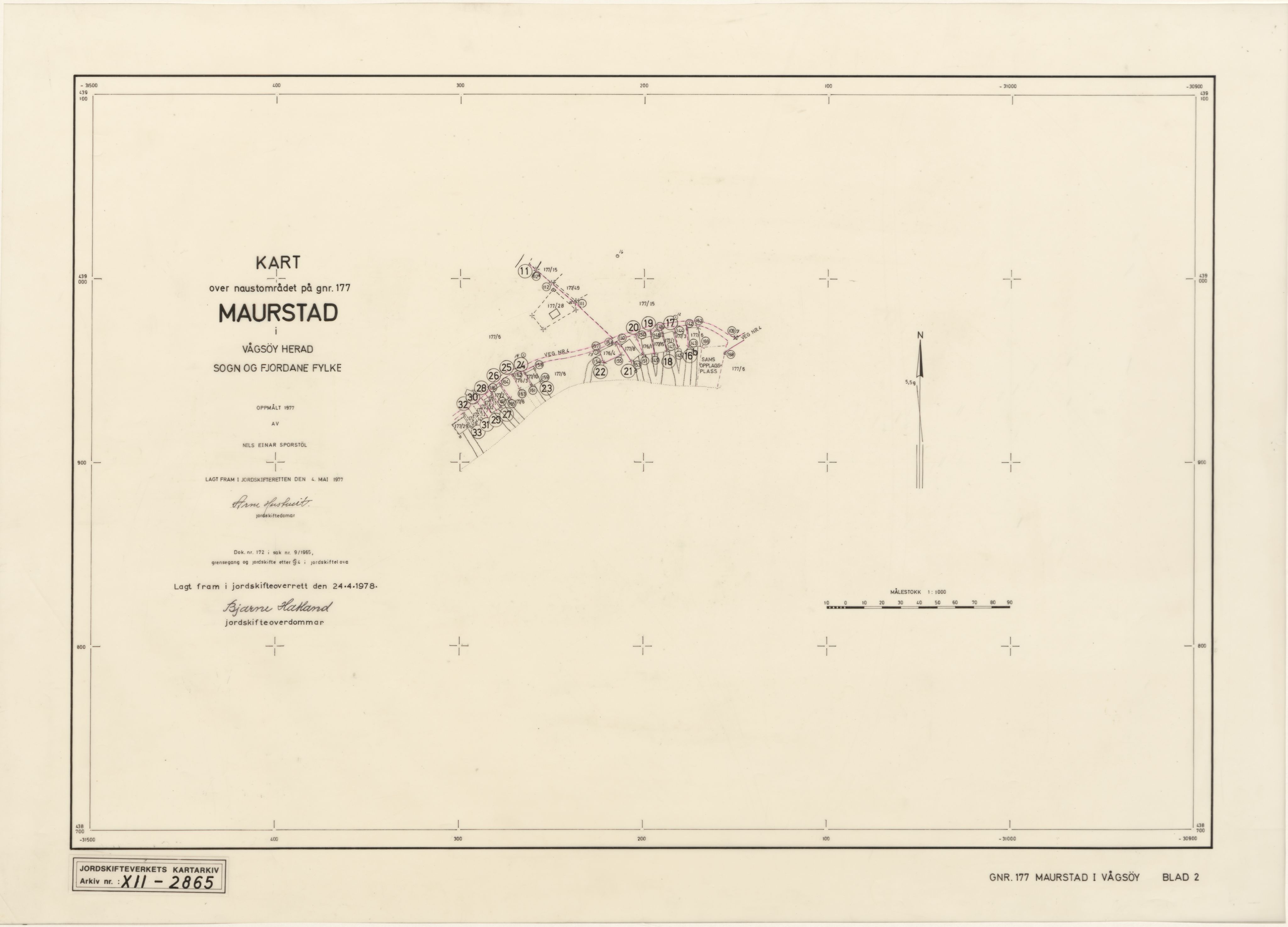 Jordskifteverkets kartarkiv, RA/S-3929/T, 1859-1988, s. 3516
